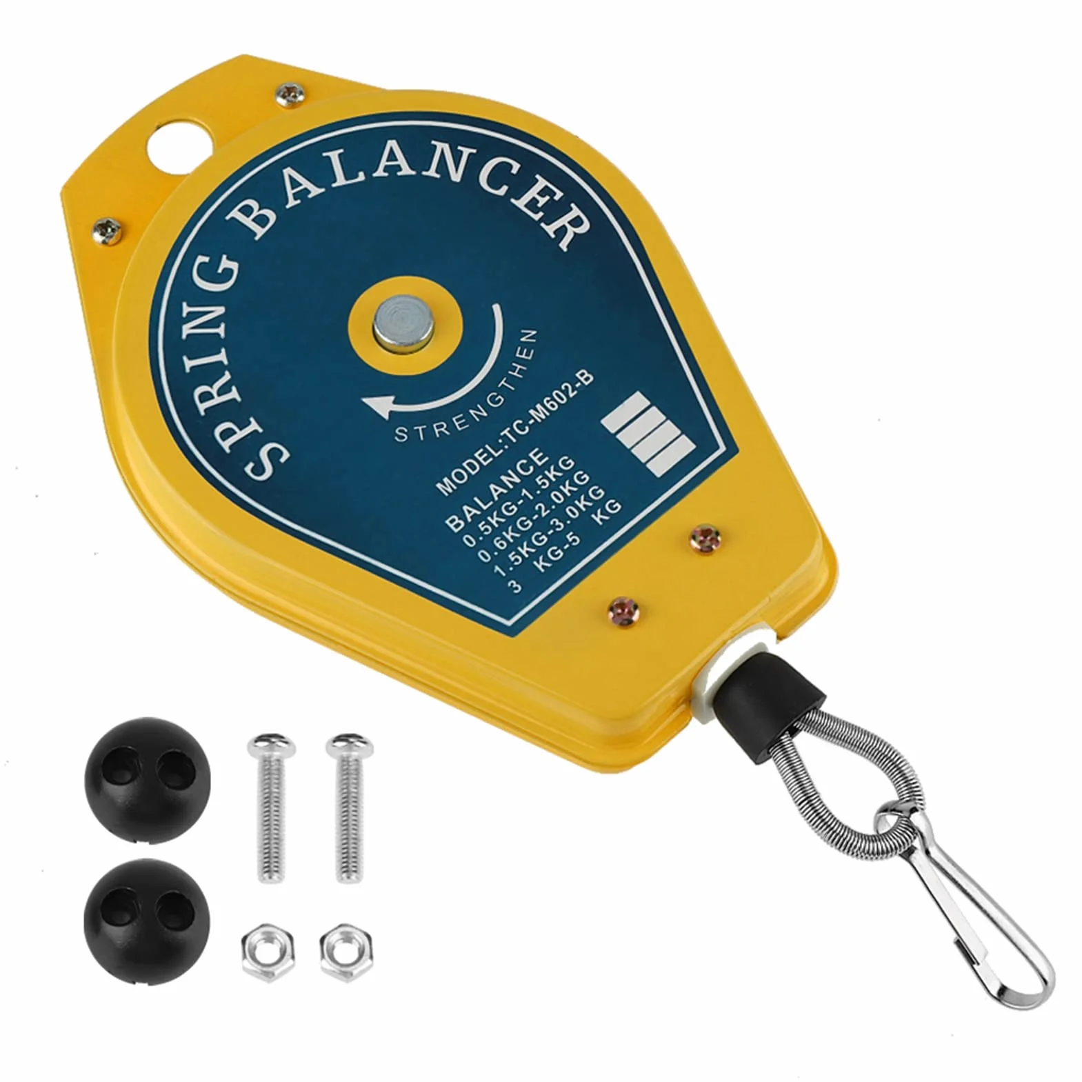 Balanser 0,5-1,5 kg Nośny Wysuwany Uchwyt Żółty