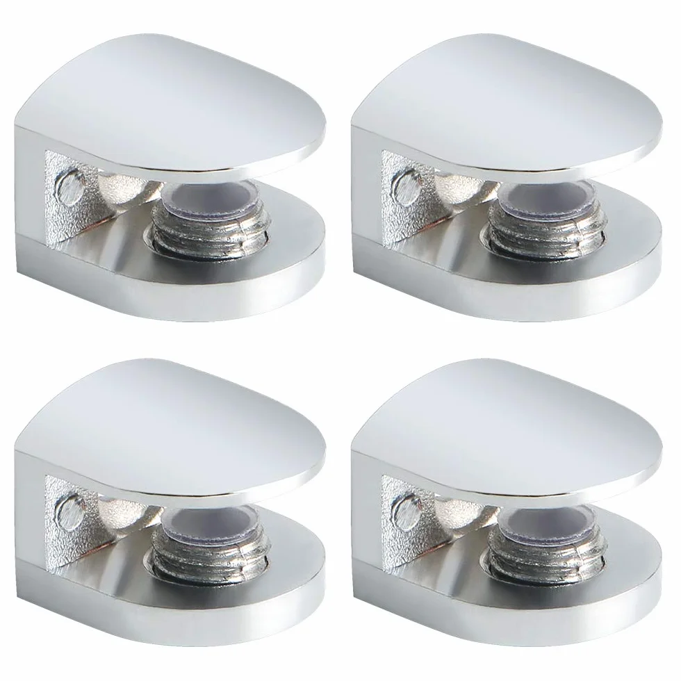 SAYAYO Regulowany wspornik półkowe szklane 5-8mm 4 szt