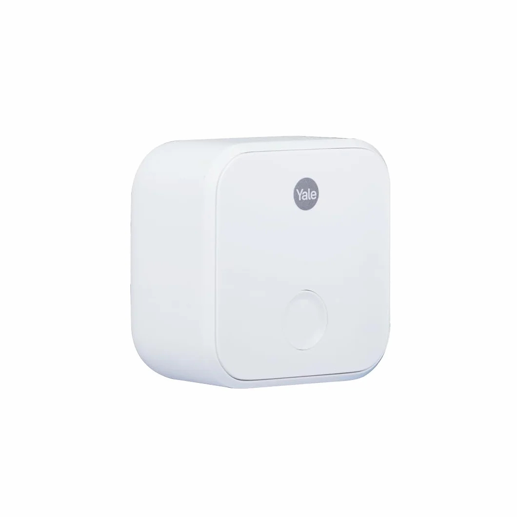 Yale 05/402100/WH ConnectX Wi-Fi Bridge akcesorium zdalny dostęp integracja z asystentami głosowymi dla ekosystemu Yale połącz do 4 urządzeń w zasięgu Bluetooth ok. 10 m