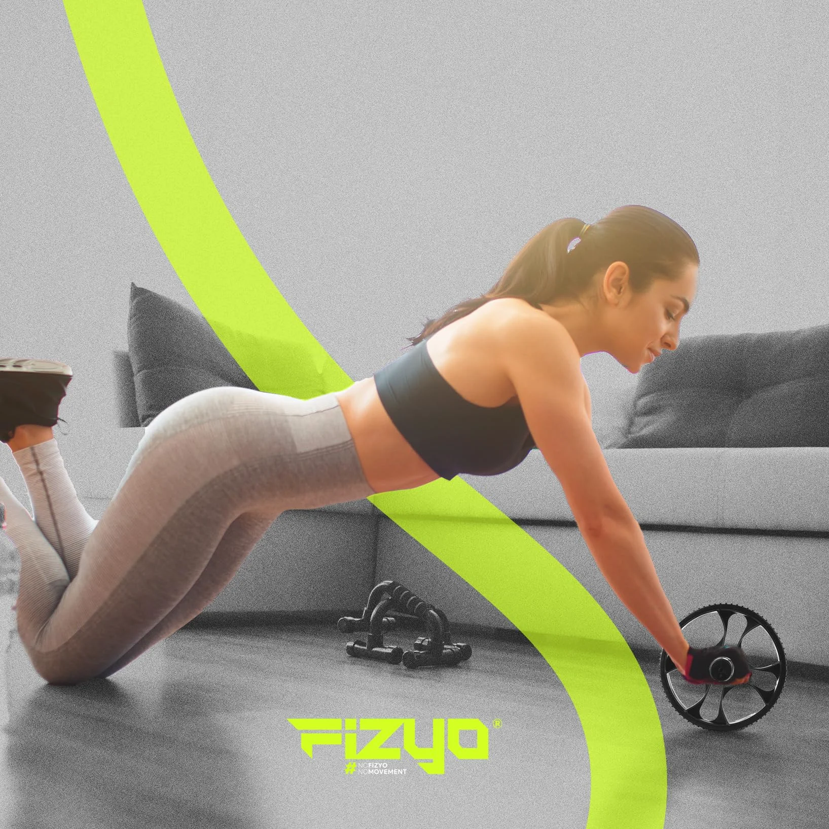 Fizyo Kółko do Ćwiczeń Brzucha Ab Wheel
