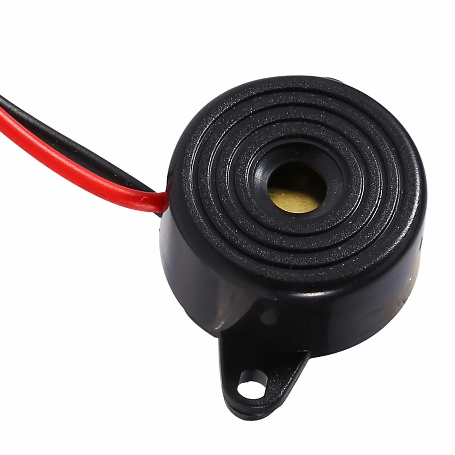 Buzzer Alarmowy, DC 3 do 24V Piezoelektryczny Buzzer Alarm Ciągły Dźwięk Długość Kabla 100mm Aktywny Piezoelektryczny Buzzer Alarm, Piezoelektryczne Przetworniki