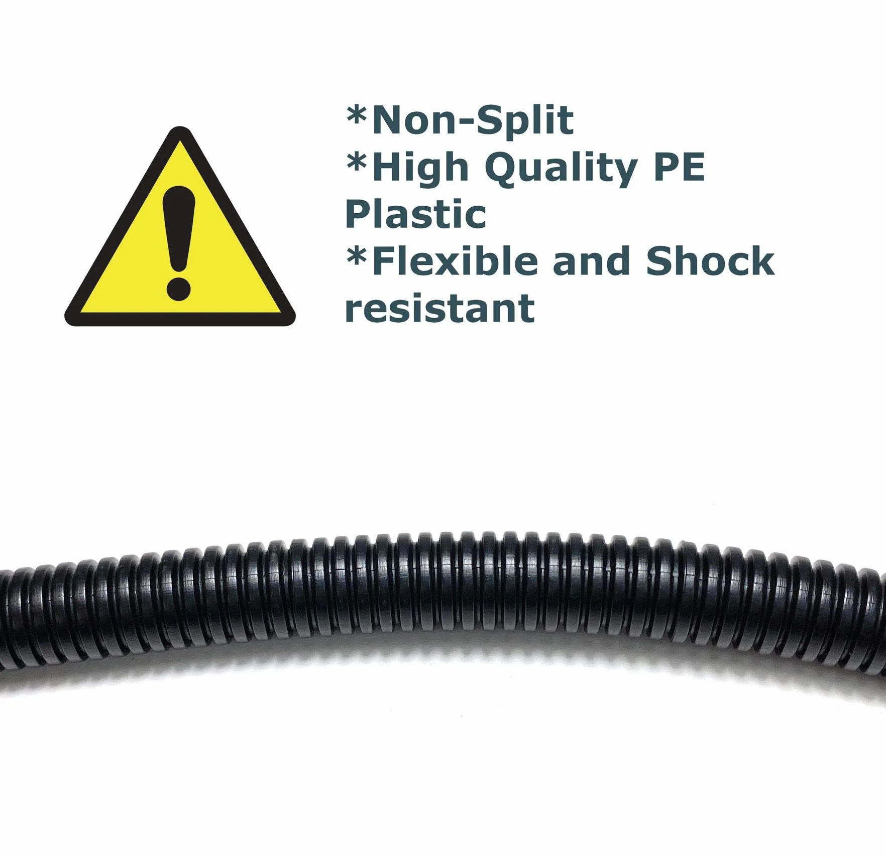 Rura falista PE czarna Flexi 15 mm 2 m