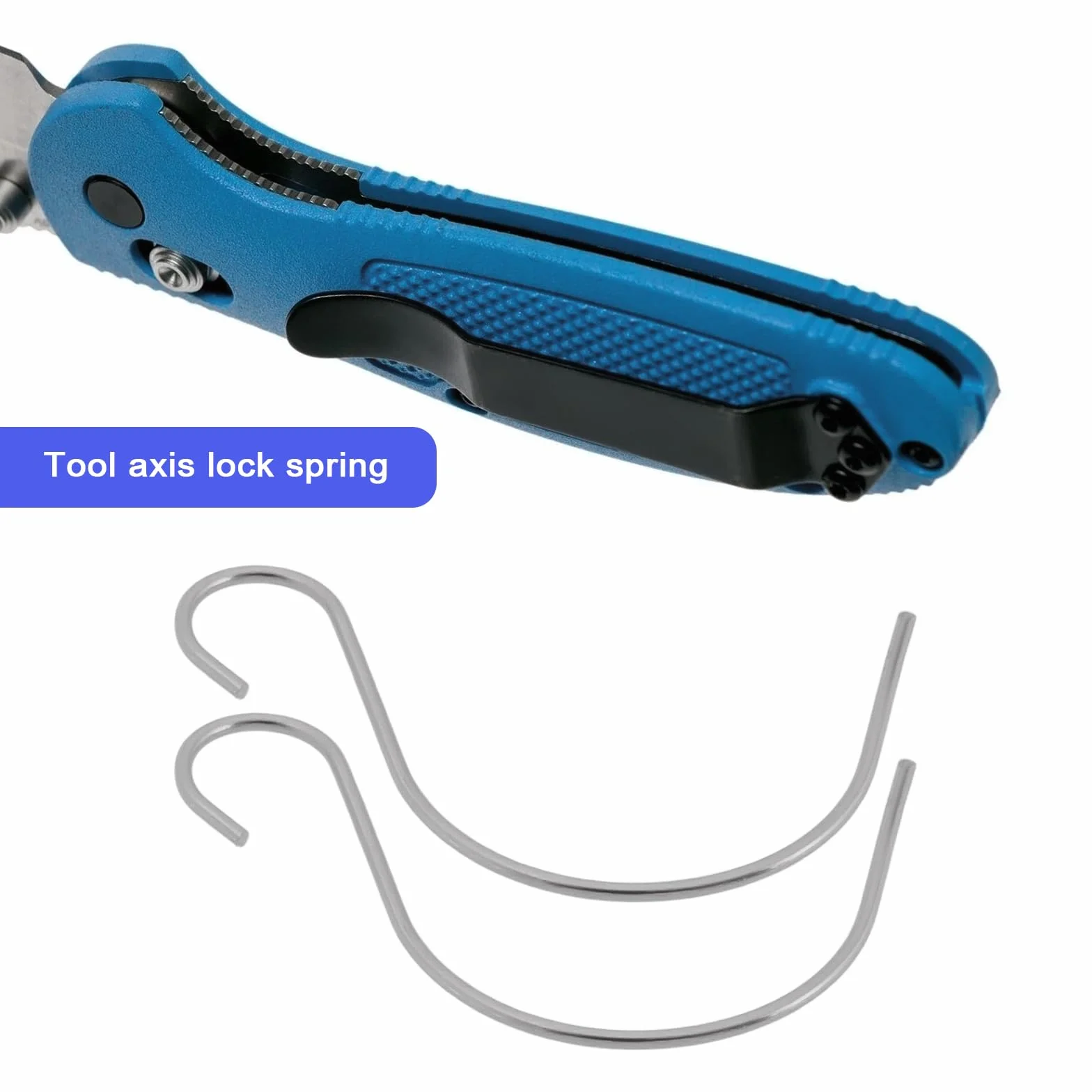 Sprężyny Omega do zamka osi kompatybilne z Benchmade Griptilian Mini 940 535 555 556 557 707 533 4 pary