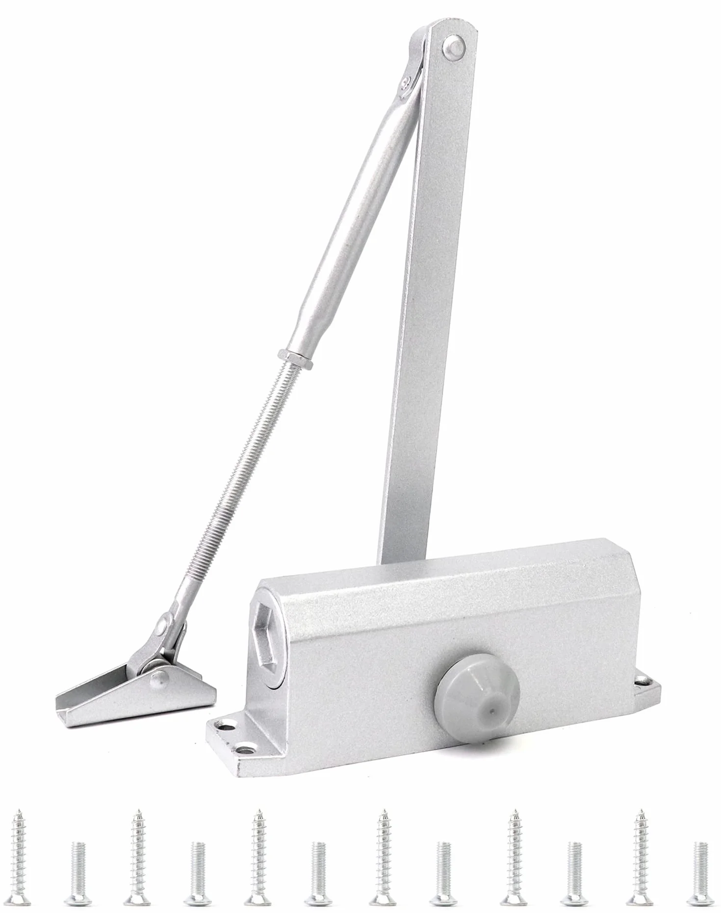 QWORK® Automatyczny samozamykacz hydrauliczny z blokadą 45-55 kg