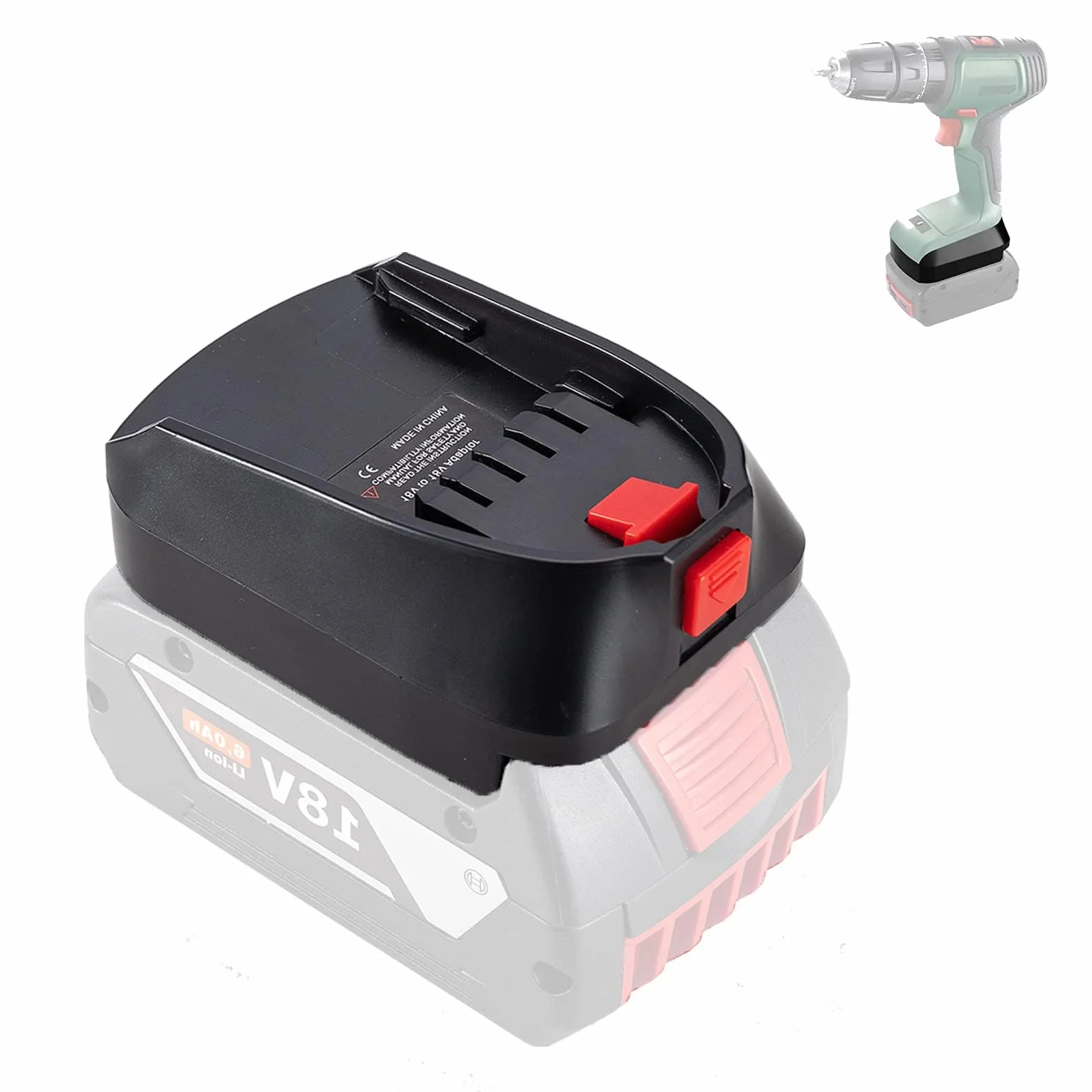 Adapter akumulatora Bosch Professional 18 V 5,0 Ah 2,5 Ah GBA 18 V
