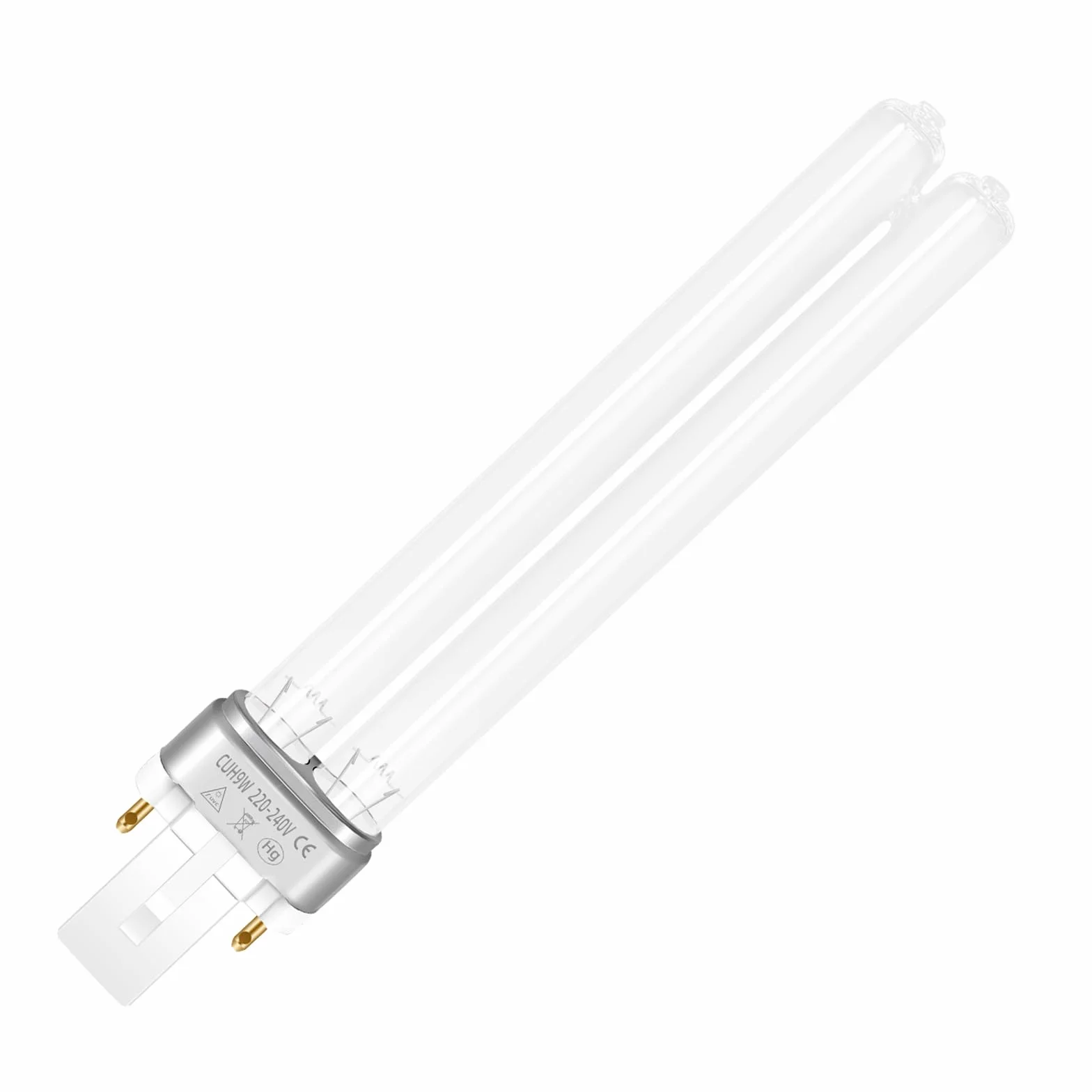 Lampa do dezynfekcji UV 9W G23, kompaktowa żarówka UVC do stawów parkowych i rybnych