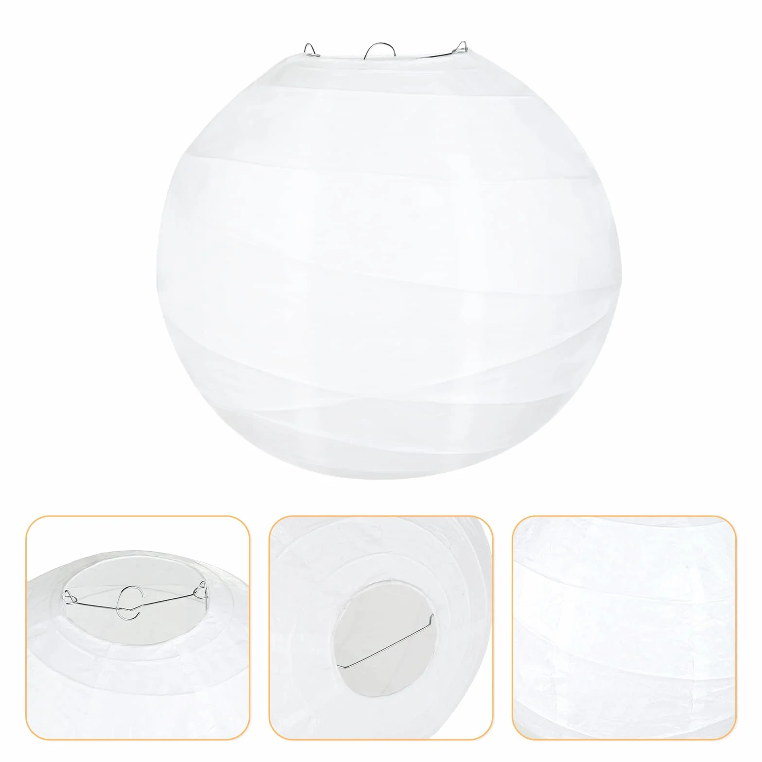 żebrowany papierowy lampion, okrągły lampion, 30 cm / 12", dekoracja na przyjęcie, do ogrodu, na wesele, urodziny i inne okazje