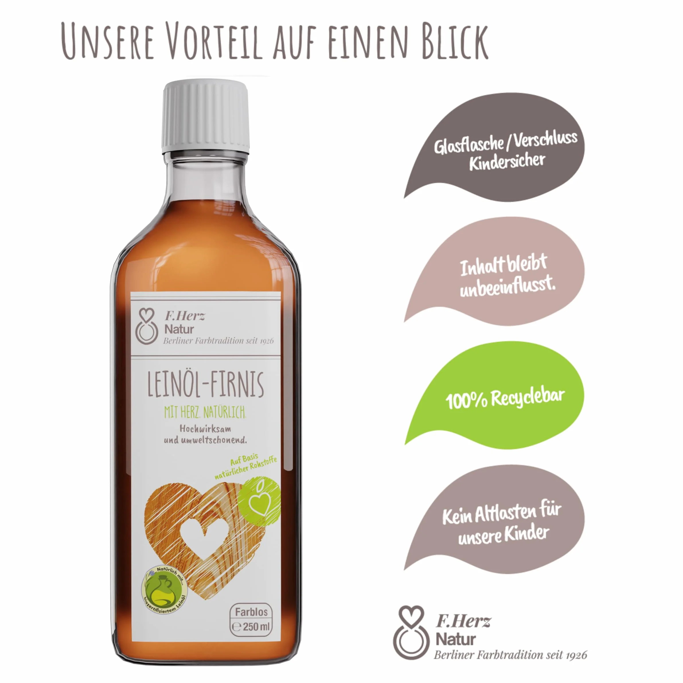 Lakier lniany 250 ml certyfikowanej jakości Niemcy