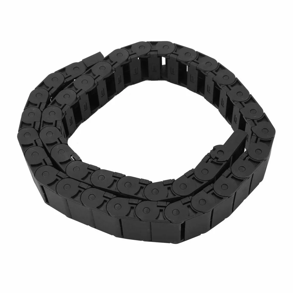 Ausla Łańcuch Kablowy Nylonowy 15x30mm, 1m, Przeciągający Kabel do Grawerowania