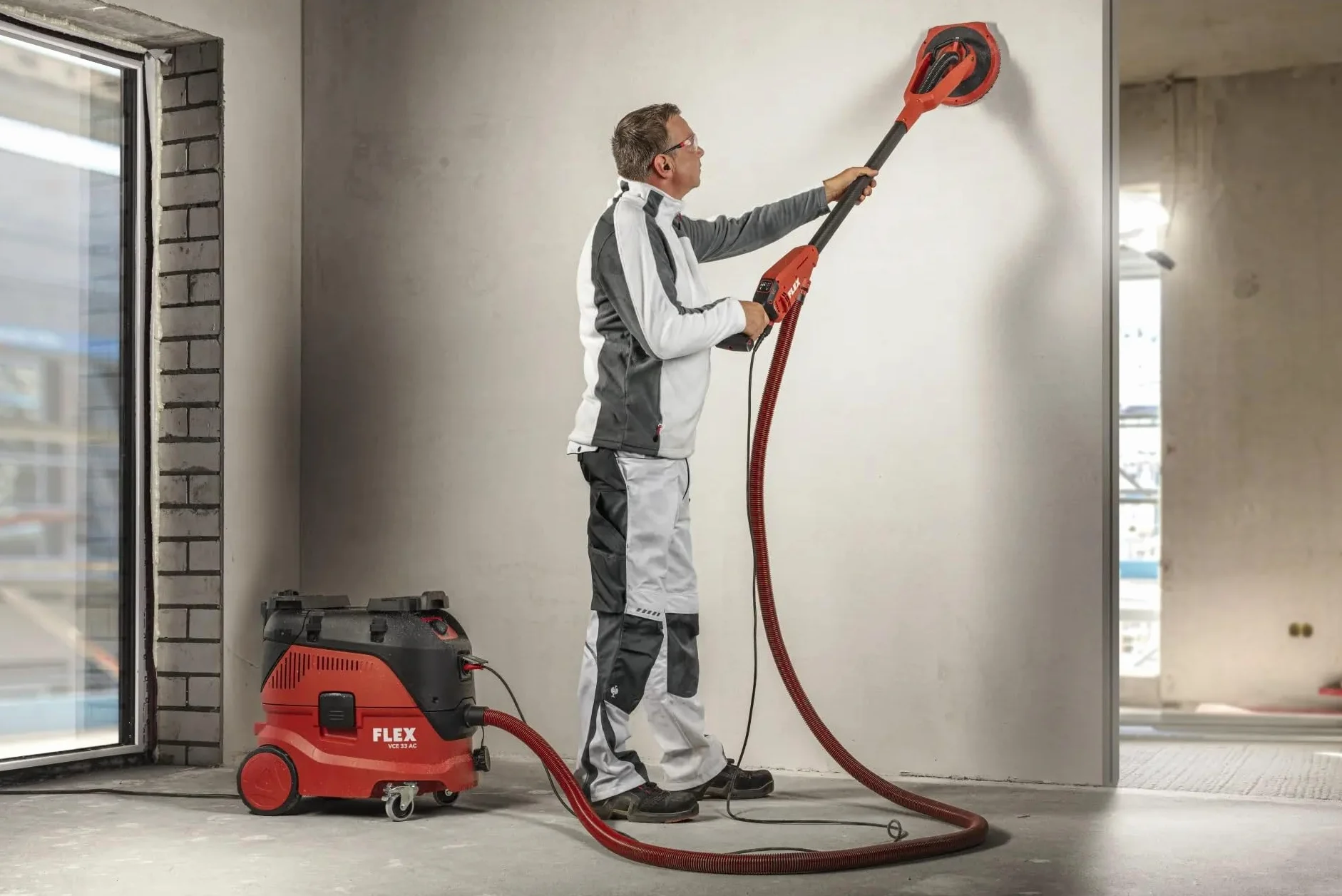 Flex Szlifierka do ścian i sufitów żyrafa GE 6 R-EC 500 W