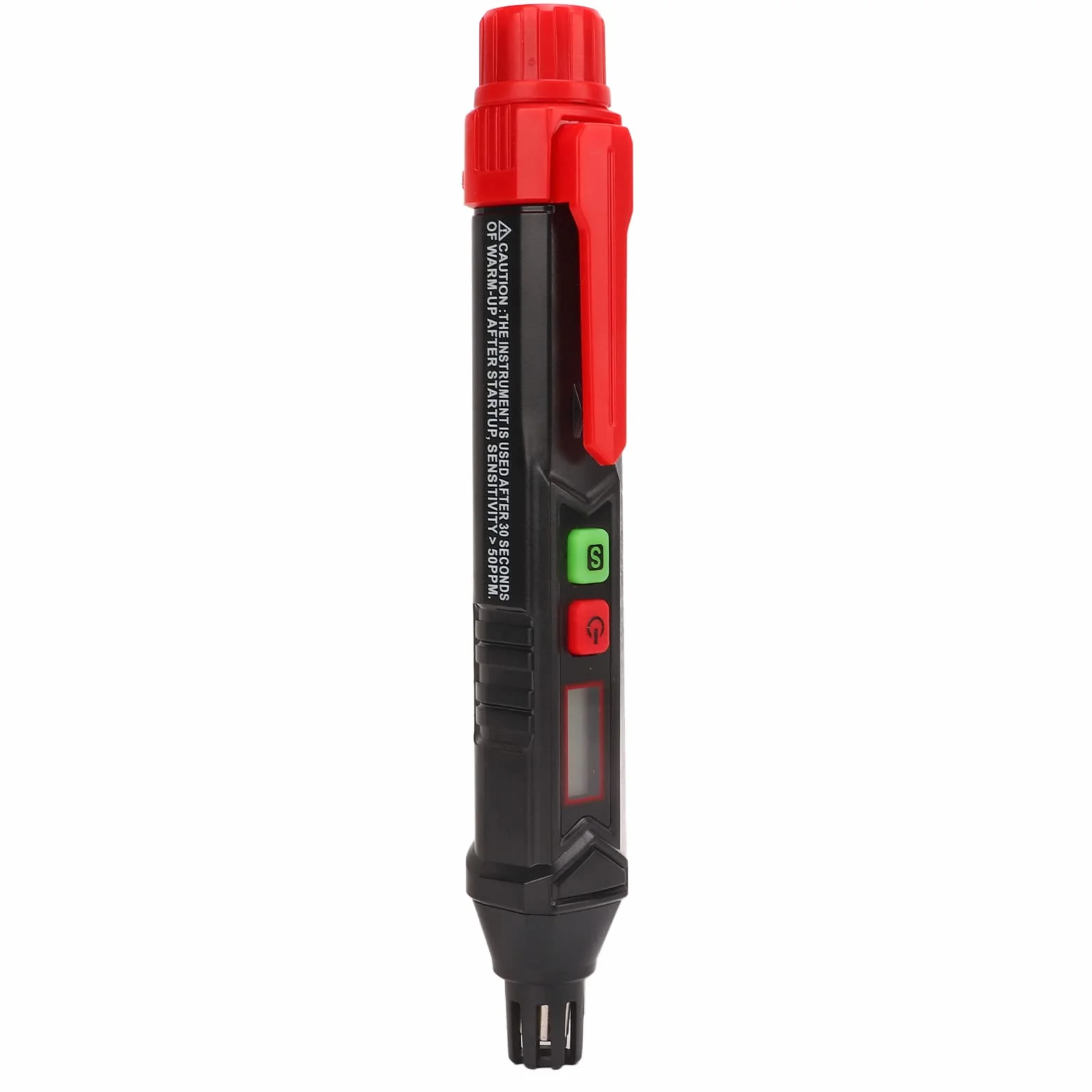 Przenośny Detektor Wycieku Gazu Ręczny Wykrywacz Gazu Ziemnego Podwójny Alarm z Wyświetlaczem LCD 50-1000 Ppm