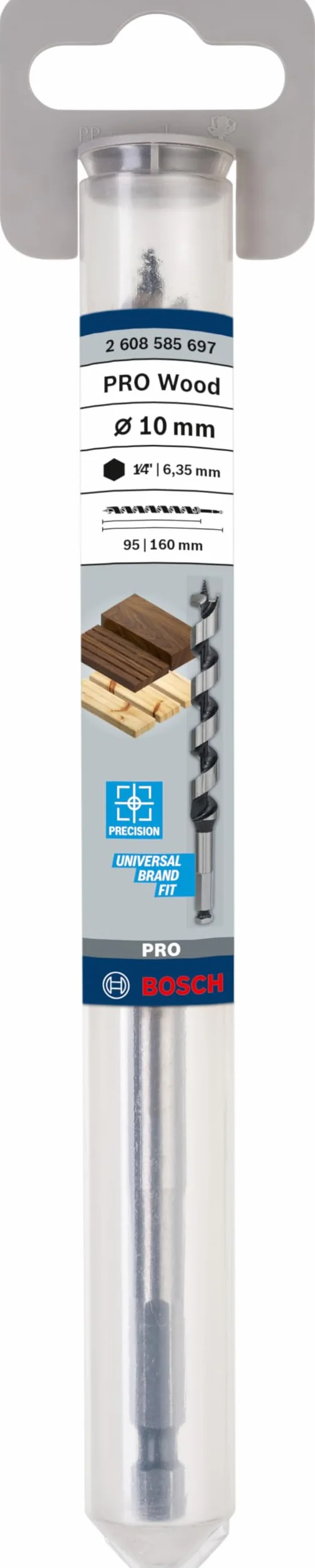 Bosch Wiertła kręte PRO Wood Ø 10,00 mm do drewna Akcesoria Wiertarki