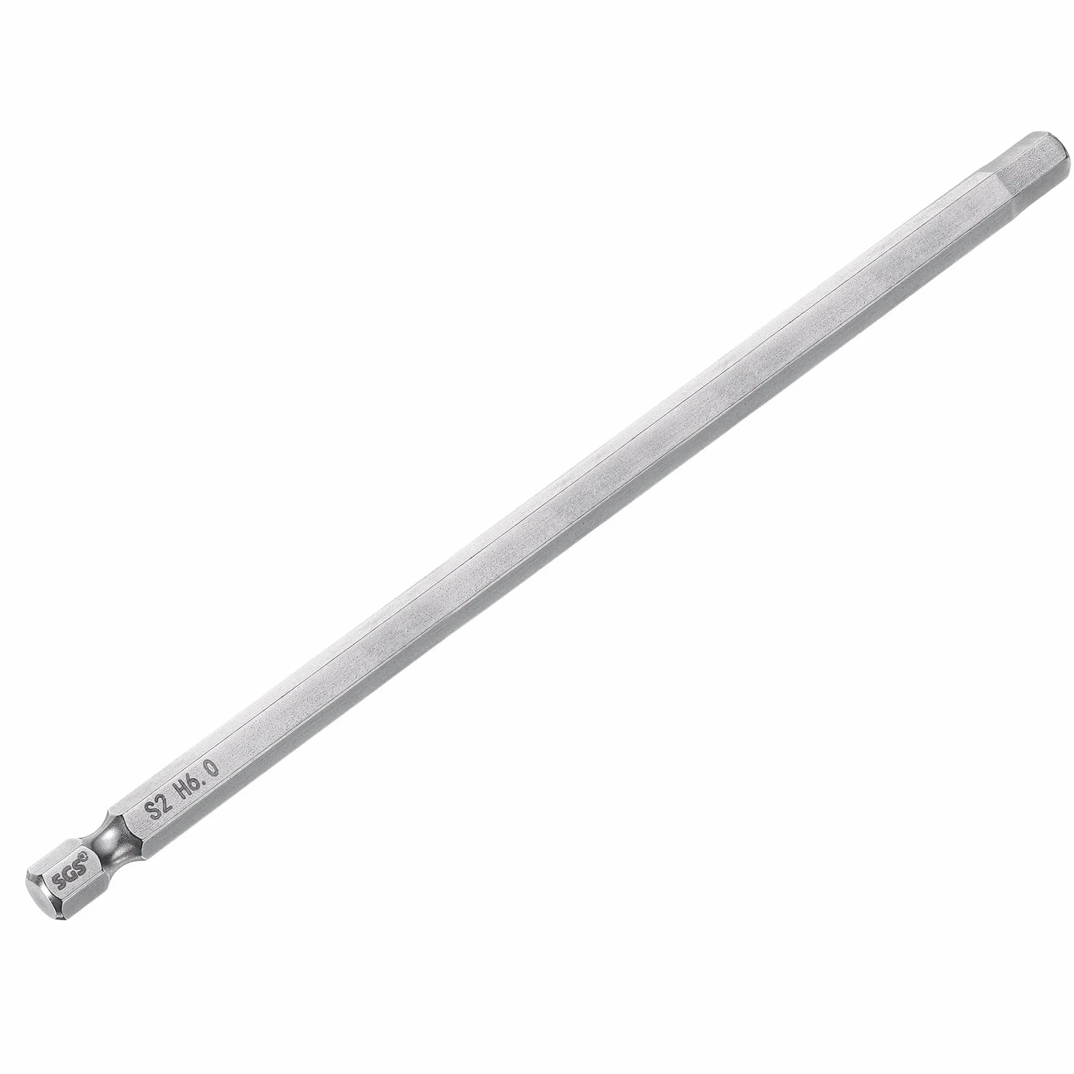 QUARKZMAN Klucz sześciokątny Wiertło 6 mm 1/4" 150 mm magnetyczne bity stal S2