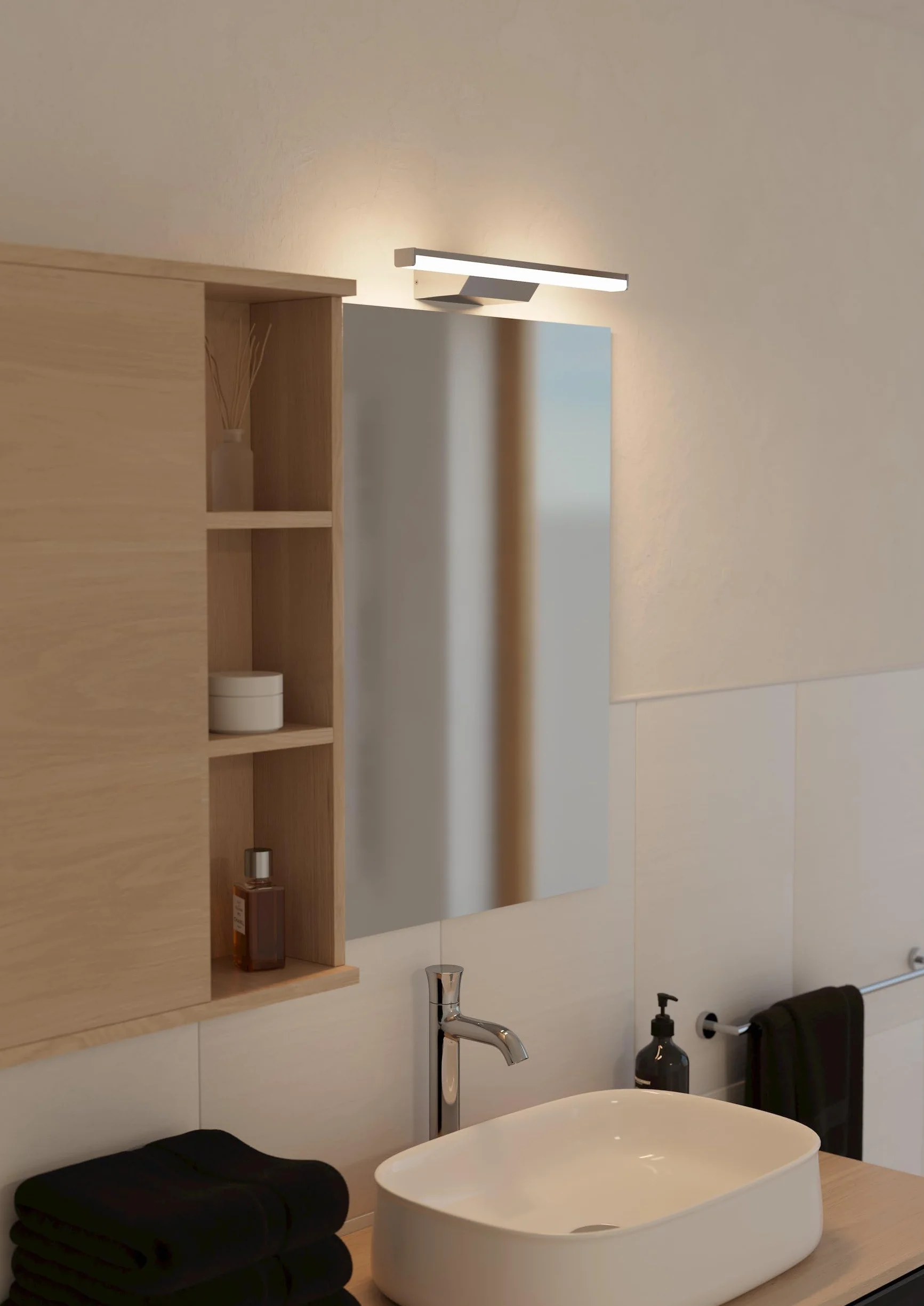 Eglo Regello-Z Connect Lampa Led do Lustra 60 cm Zigbee Alexa Regulowana Barwa Światła RGB Ściemniana Łazienkowa Srebrna