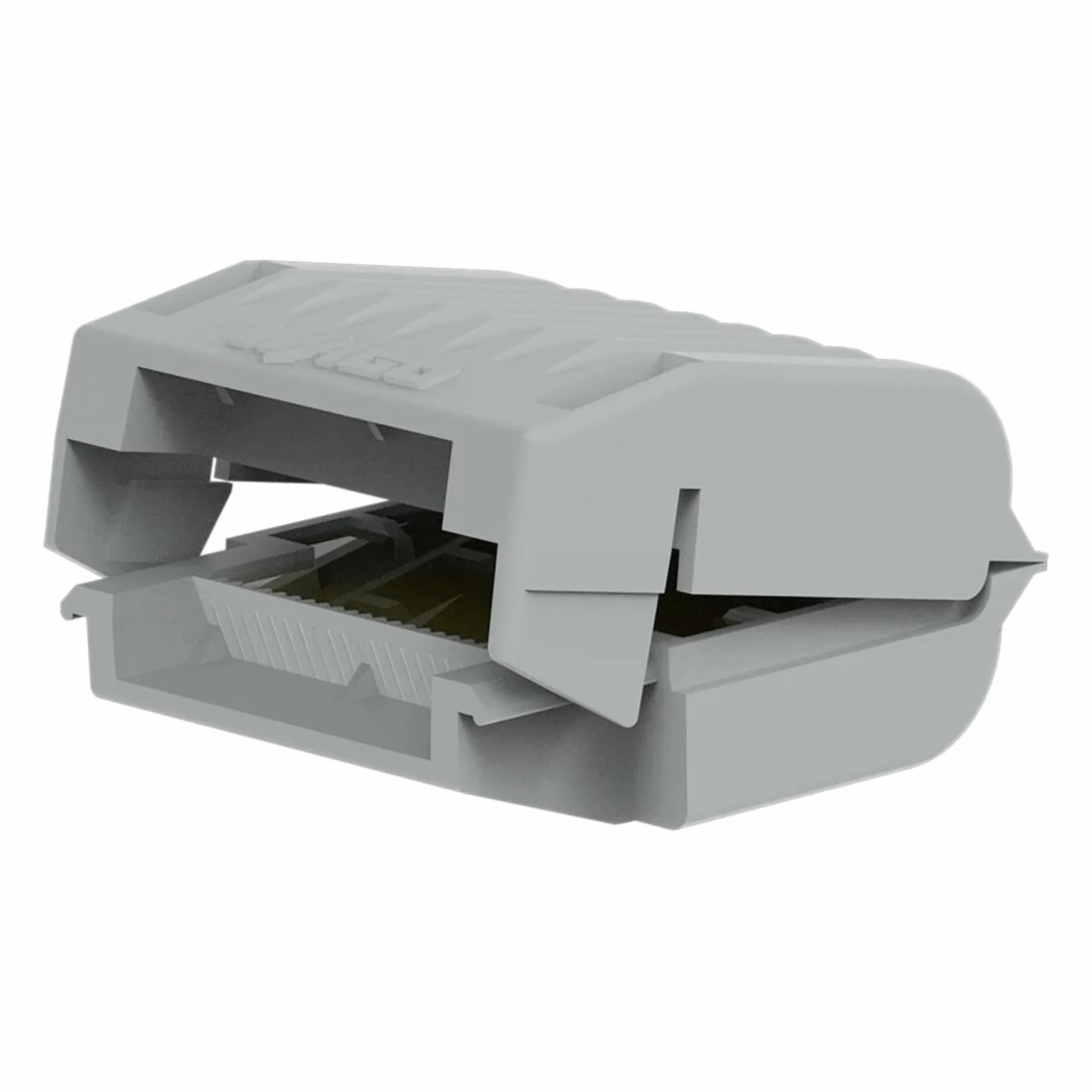WAGO Żelowe pudełko 207-1331 | do zacisków maks. 4 mm², 4 sztuki, rozgałęźnik do przewodu żyłowego z żelem, wodoszczelny, ochrona przed wilgocią do zacisków połączeniowych, certyfikat IPX8