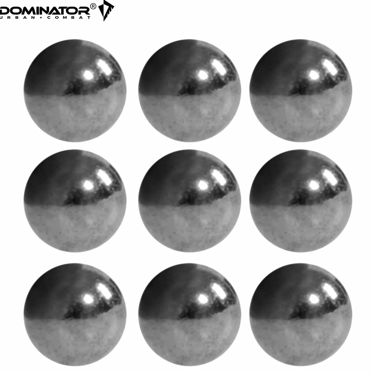 Dominator Urban Combat Kulki metalowe 8mm do Airsoft, Kule stalowe – 200 sztuk