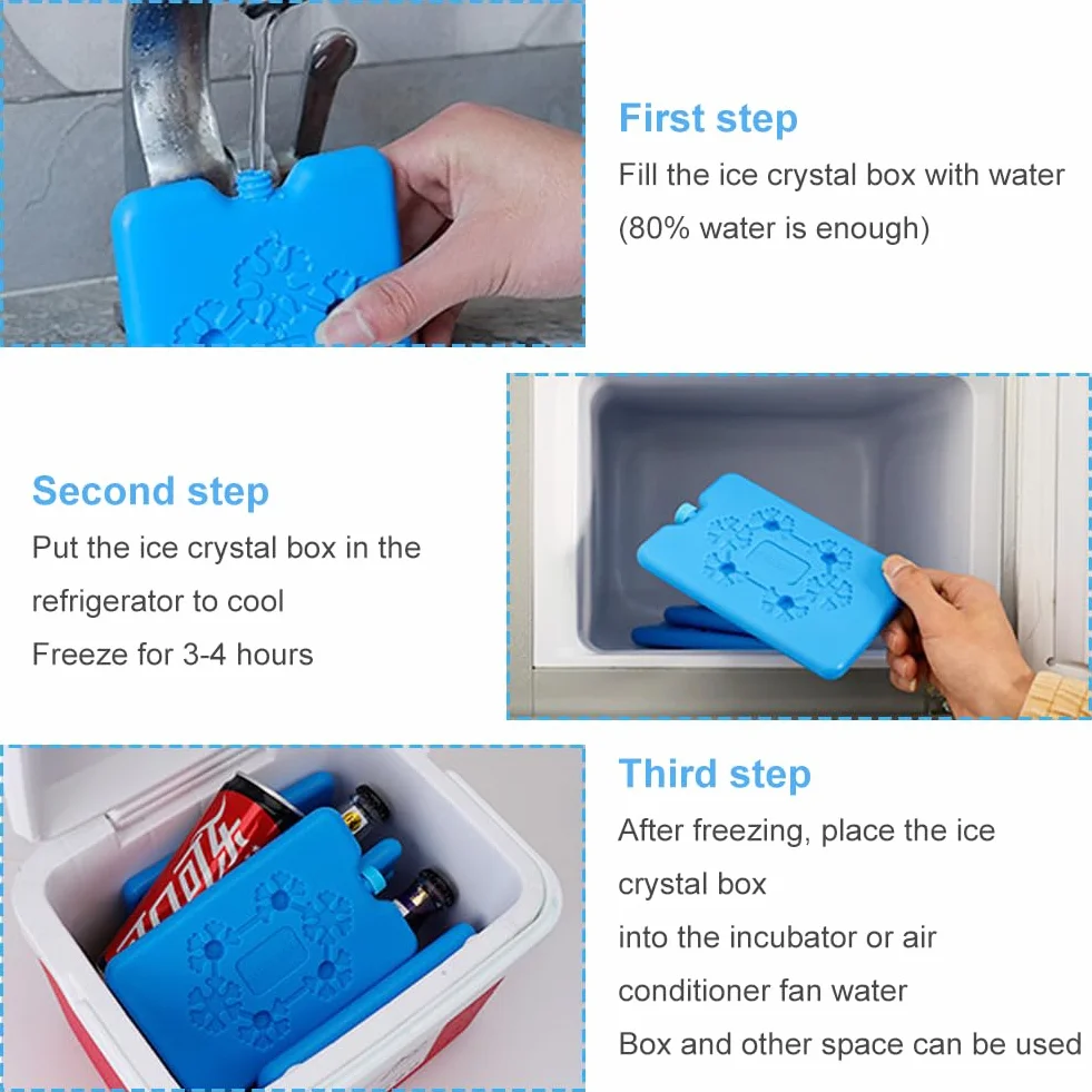 Bavooty Freeze Board,Elementy chłodnicze,Syntetyczna płytka lodowa do torby termicznej, torba na lodówkę,Lodówki do torby na lodówkę,Płytki chłodnicze,Torba chłodnicze, płytki lodowe,2szt