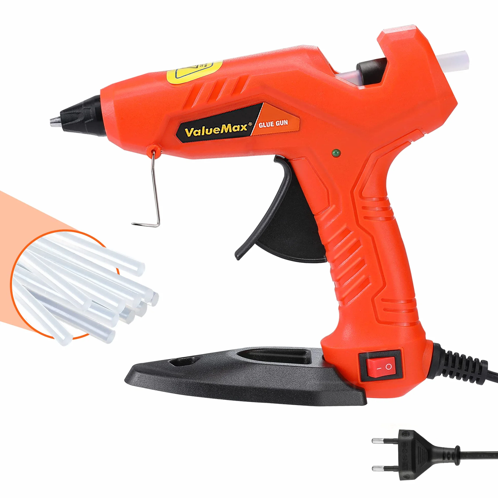ValueMax Pistolet do klejenia na gorąco 30 W 7 x 100 mm z 20 klejami