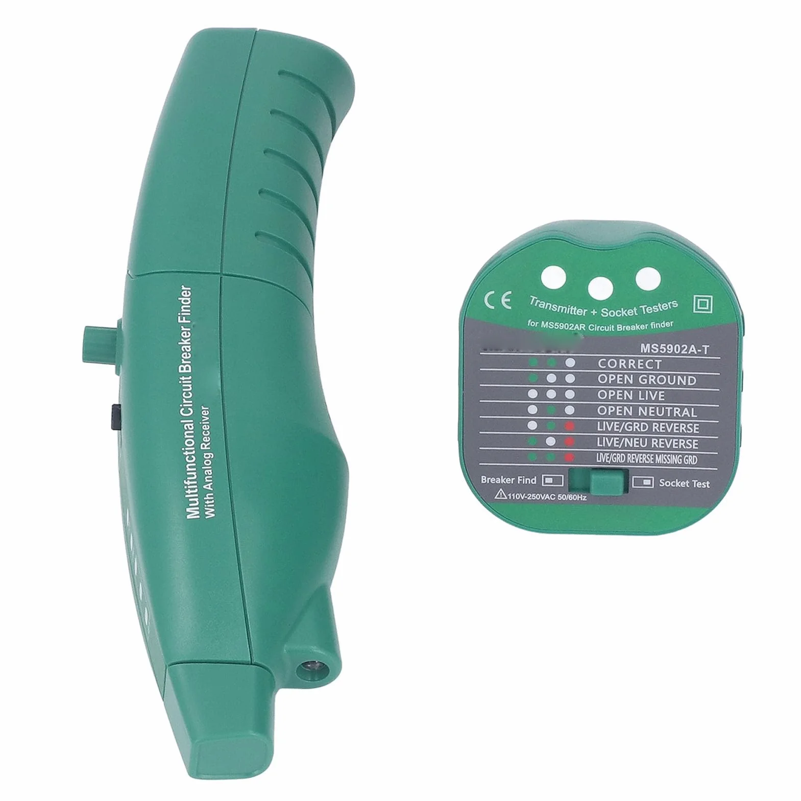 Automatyczny detektor wyłącznika, tester gniazdek elektrycznych z latarką 110-250 V
