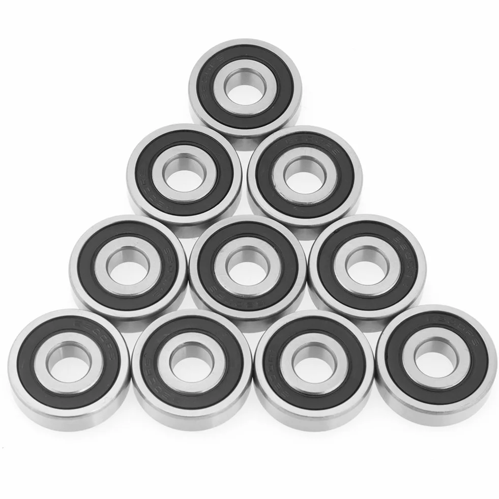 Łożysko kulkowe 6200-2RS 10x30x9 mm gumowa uszczelka miniaturowe łożysko