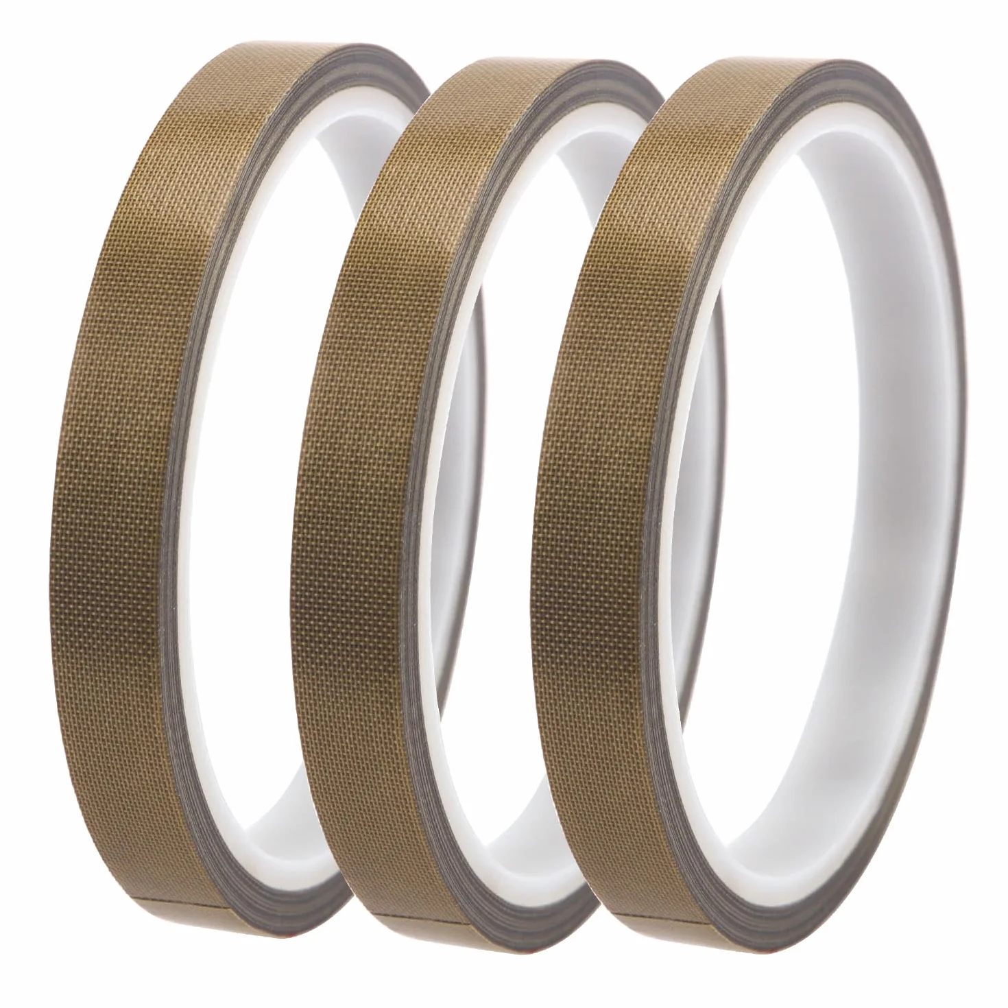 Taśma PTFE 3 Sztuki, Samoprzylepna Wysokotemperaturowa 10mm x 10m do Zgrzewarki