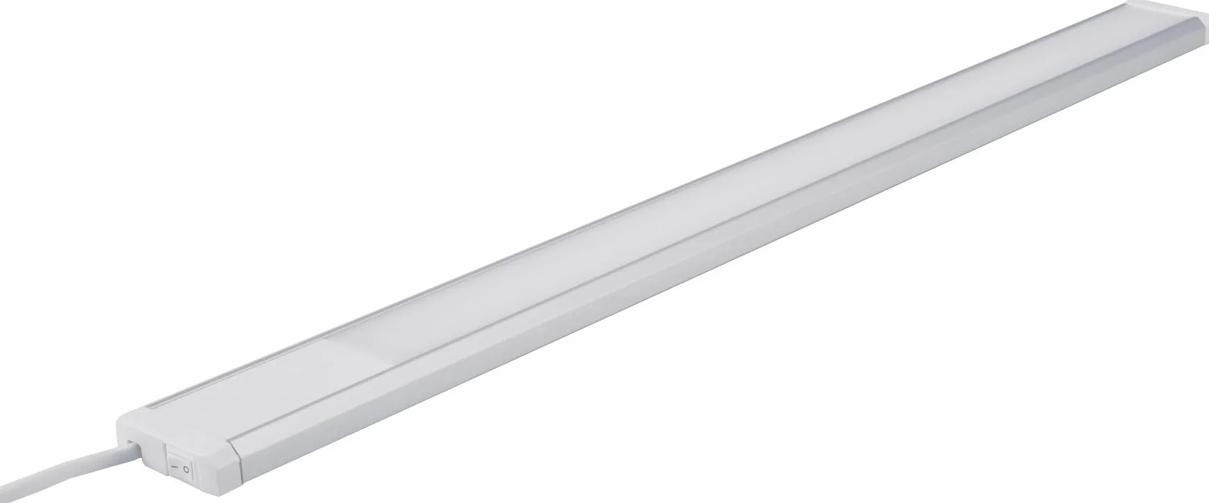 Listwa oświetleniowa podszafkowa LED 60cm 10W 1280 lumenów 230V 1,5m kabel z włącznikiem światło ciepłobiałe
