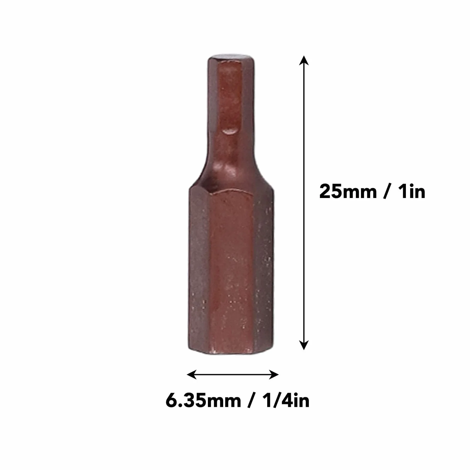24-częściowy zestaw bitów sześciokątnych S 2 stal stopowa 1/4" 1,5-8 mm 5/64-5/16" klasy przemysłowej
