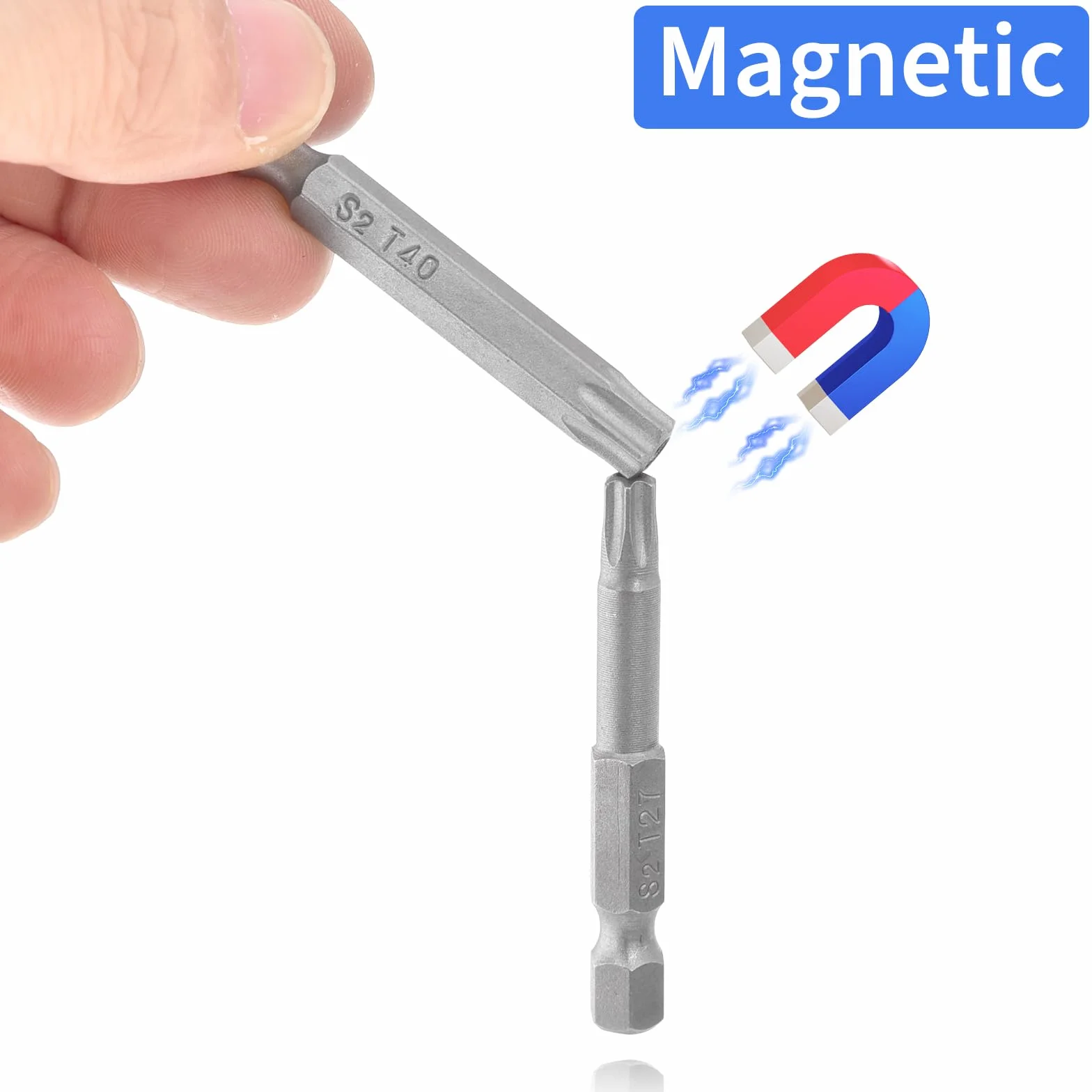 Zestaw bitów Torx magnetycznych T8-T40 z otworem 50 mm
