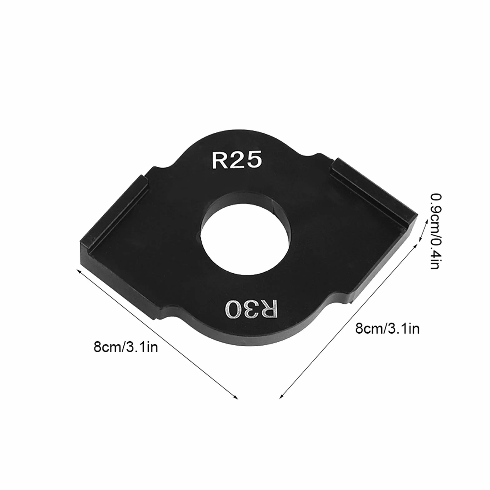 Fafeicy Radius Jig szablony do routera ze stopu aluminium R15/R20 R25/R30