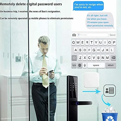 Inteligentny Zamek Elektroniczny Bluetooth WiFi Gateway Ttlock Home Bridge App Control