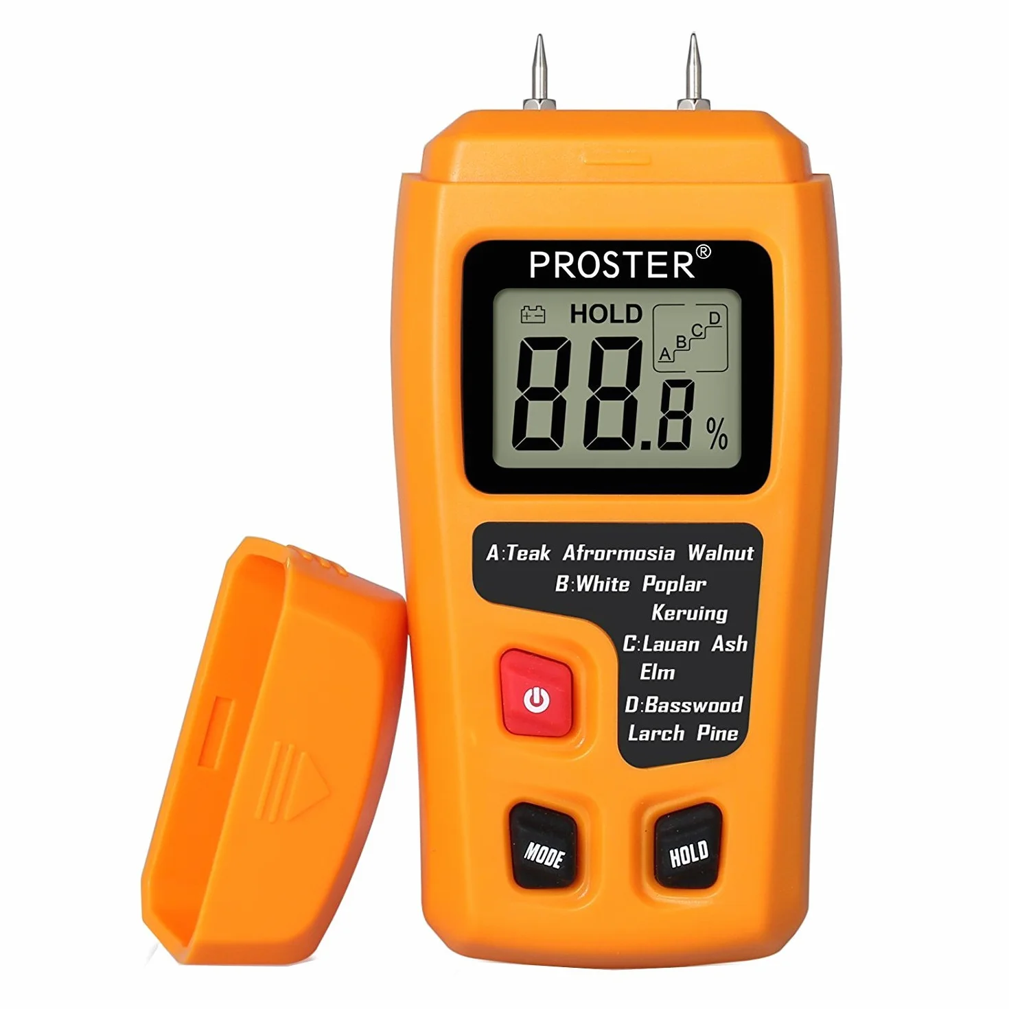 Proster Wilgotnościomierz do drewna LCD 0-99,9%
