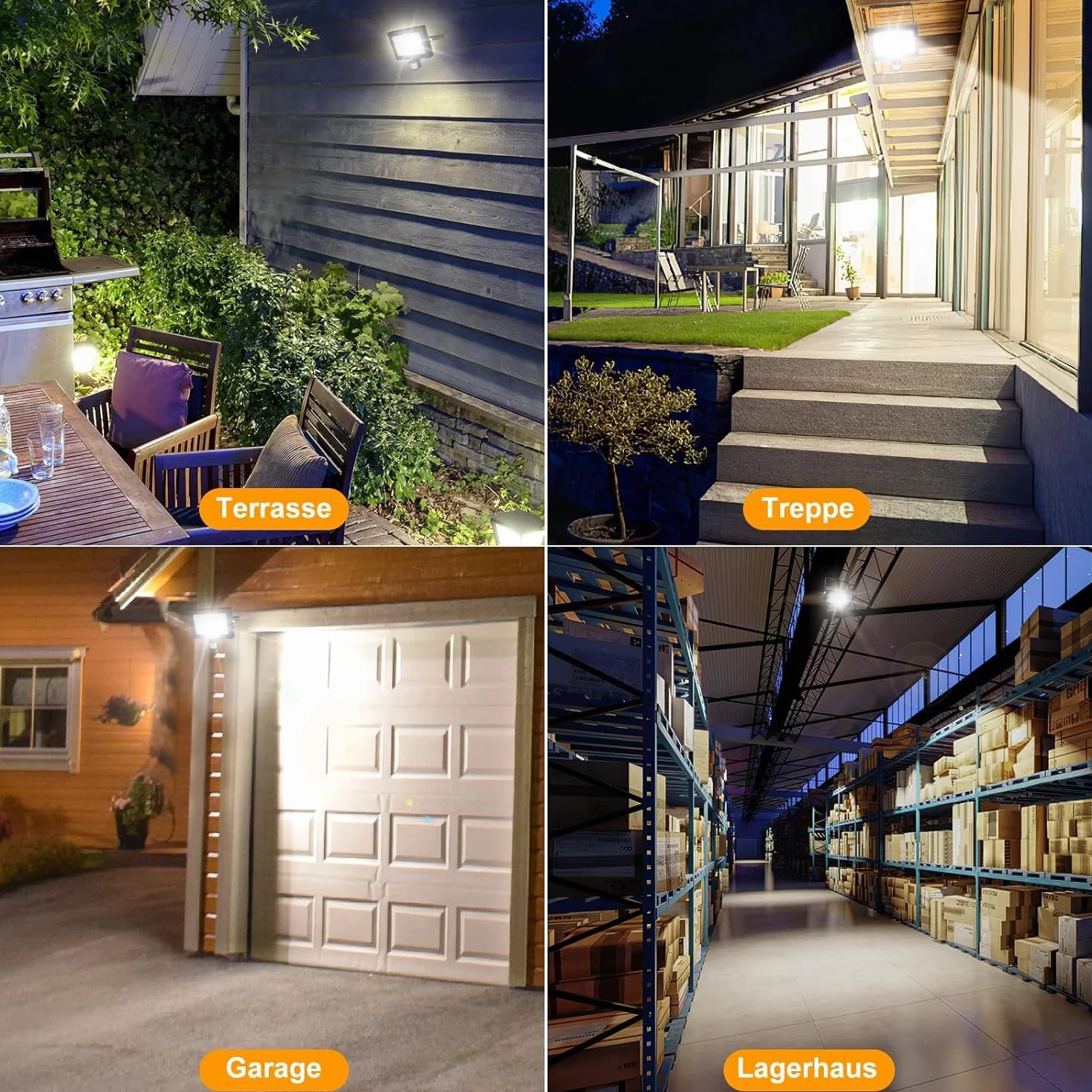 MEIKEE 35W reflektor LED z czujnikiem ruchu 3000LM 6500K IP66 wodoodporna lampa punktowa do ogrodu
