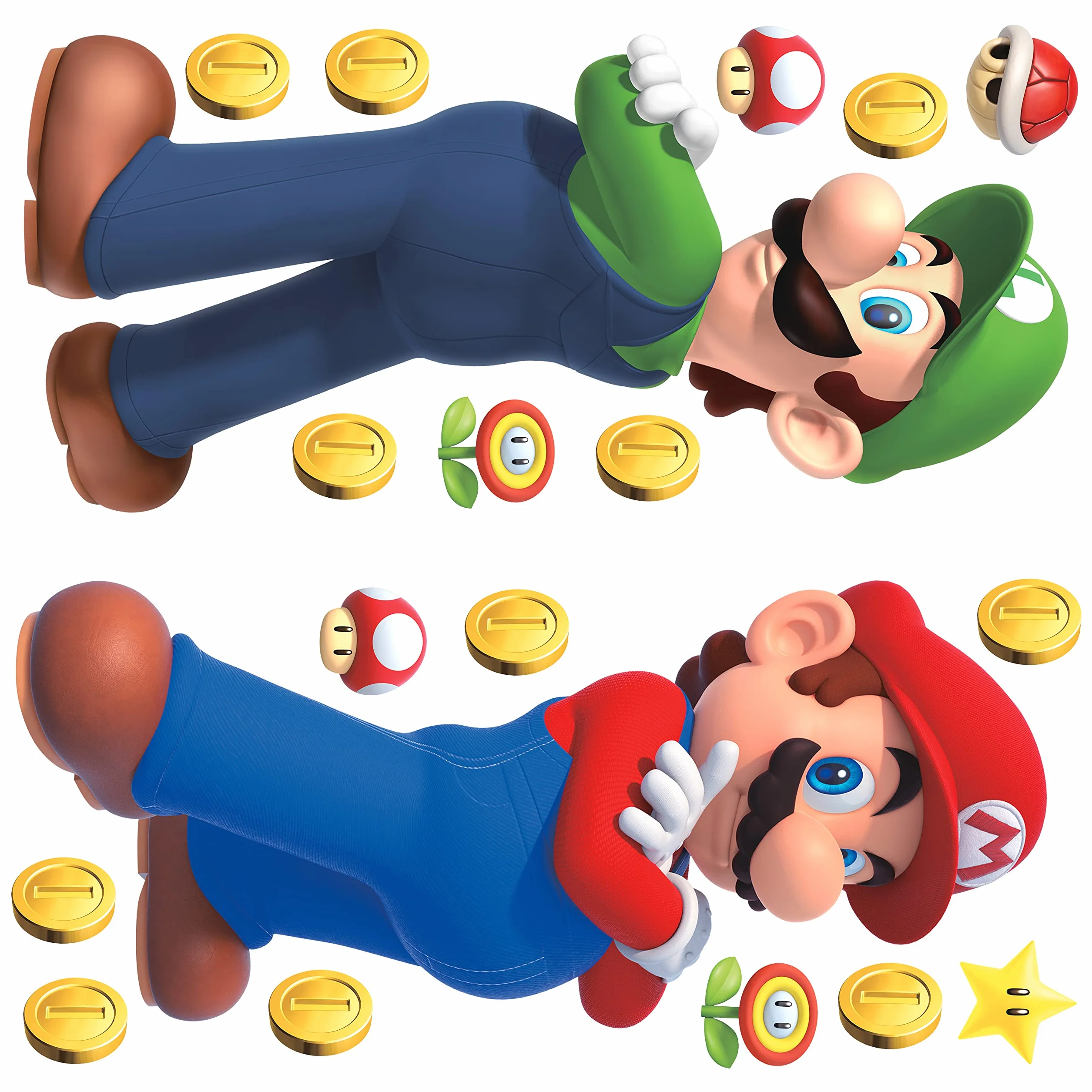 Naklejka Super Mario Bros. Luigi repozycjonowalna