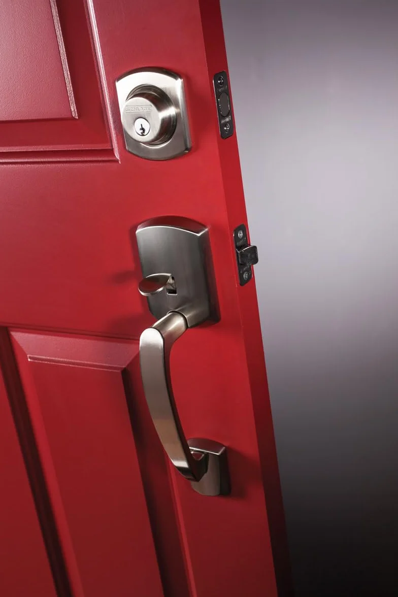 Schlage B60N GRW 622 Greenwich zasuwa klucz 1-stronny czarny matowy