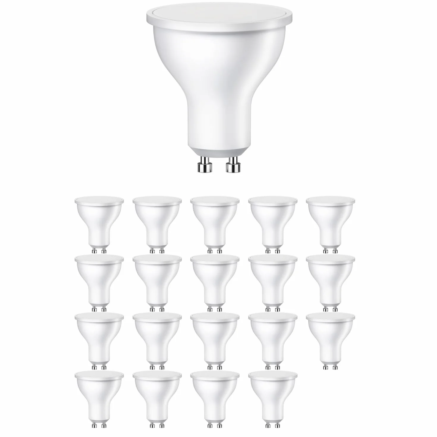 ledscom.de Żarówki LED GU10 PAR16 Ciepła Biel 2800K 0,5W 49lm 100° Matowe