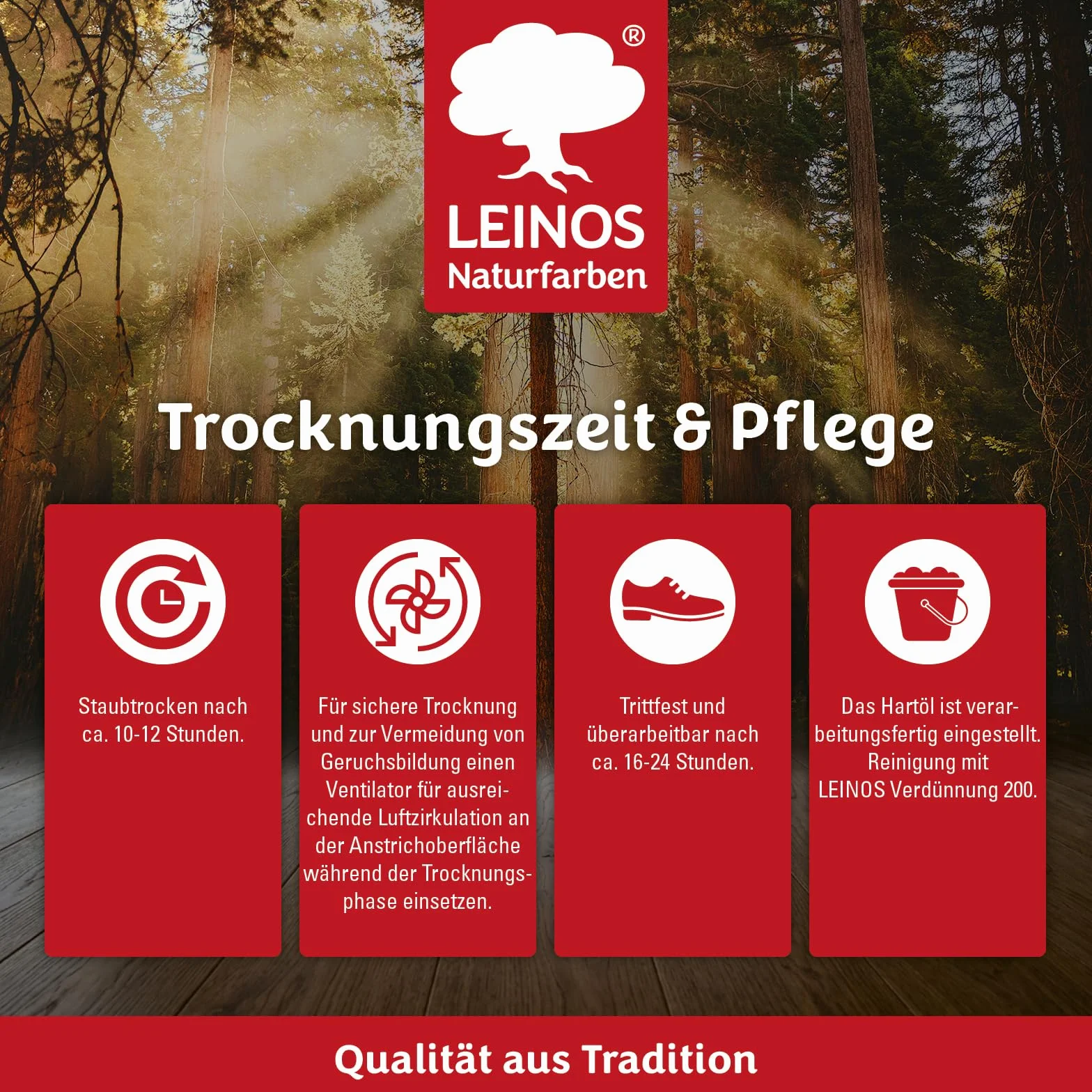 Leinos 240 twardego oleju do wnętrz