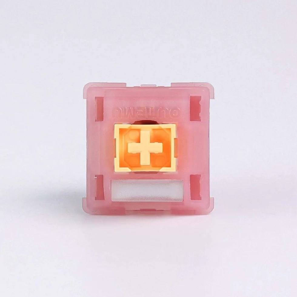 Outemu Honey Peach V3 Silent Linear Pre-Lubed Switch 90PCS for Mechanical Keyboard