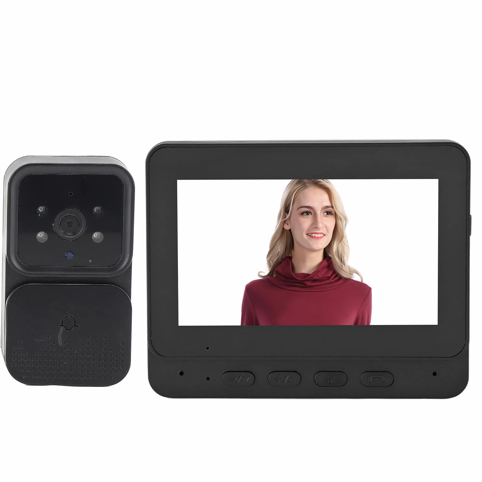 Bezprzewodowy wideodomofon WiFi Vsion z kamerą 1080P, dwukierunkowy domofon do mieszkań