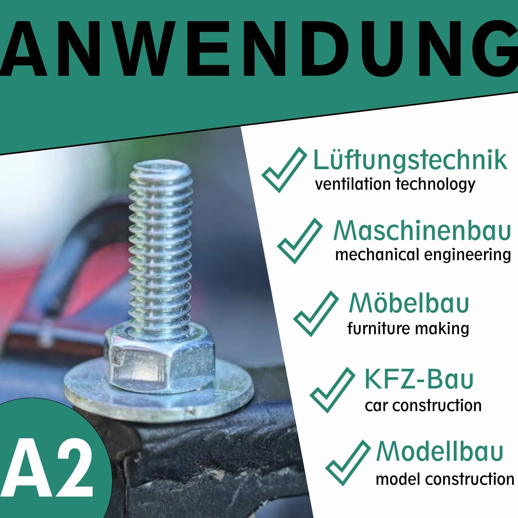 Śruba z łbem wpuszczanym M5 x 14 mm stal nierdzewna A2 V2A ISO 14581 DIN 965 Torx 10 sztuk