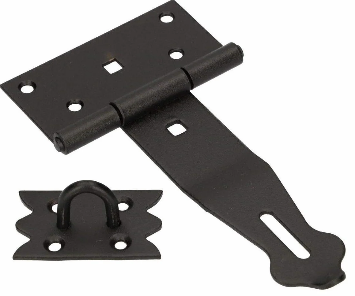 KOTARBAU® Osłona bezpieczeństwa 160 x 35 mm Zawias awaryjny Rygiel drzwiowy kłódka składana blokada do piwnicy