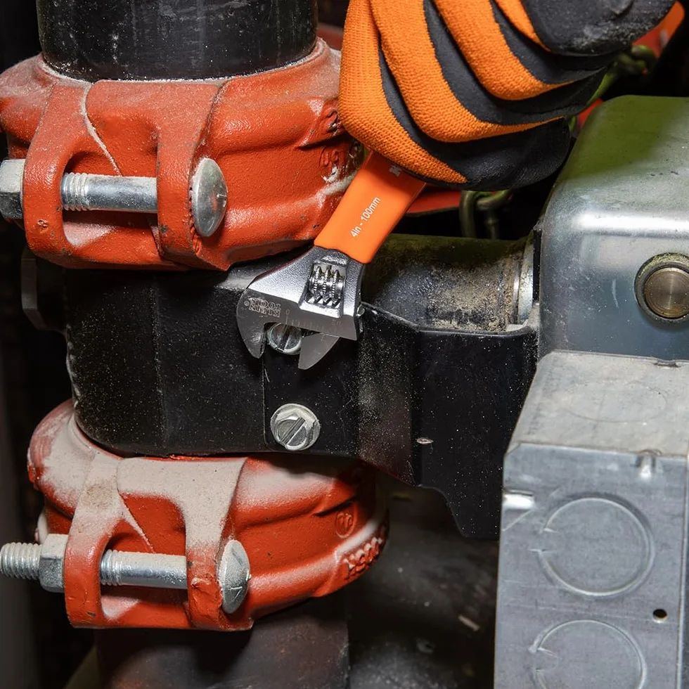 Klein Tools O5064 klucz nastawny 10 cm, szczęka o dużej pojemności, stal stopowa