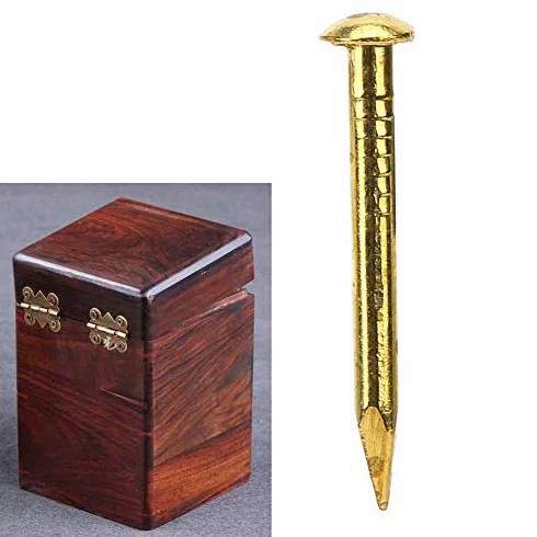 Mosiężne gwoździe 10 mm, 100 szt., dekoracyjne pudełka na zdjęcia, akcesoria DIY