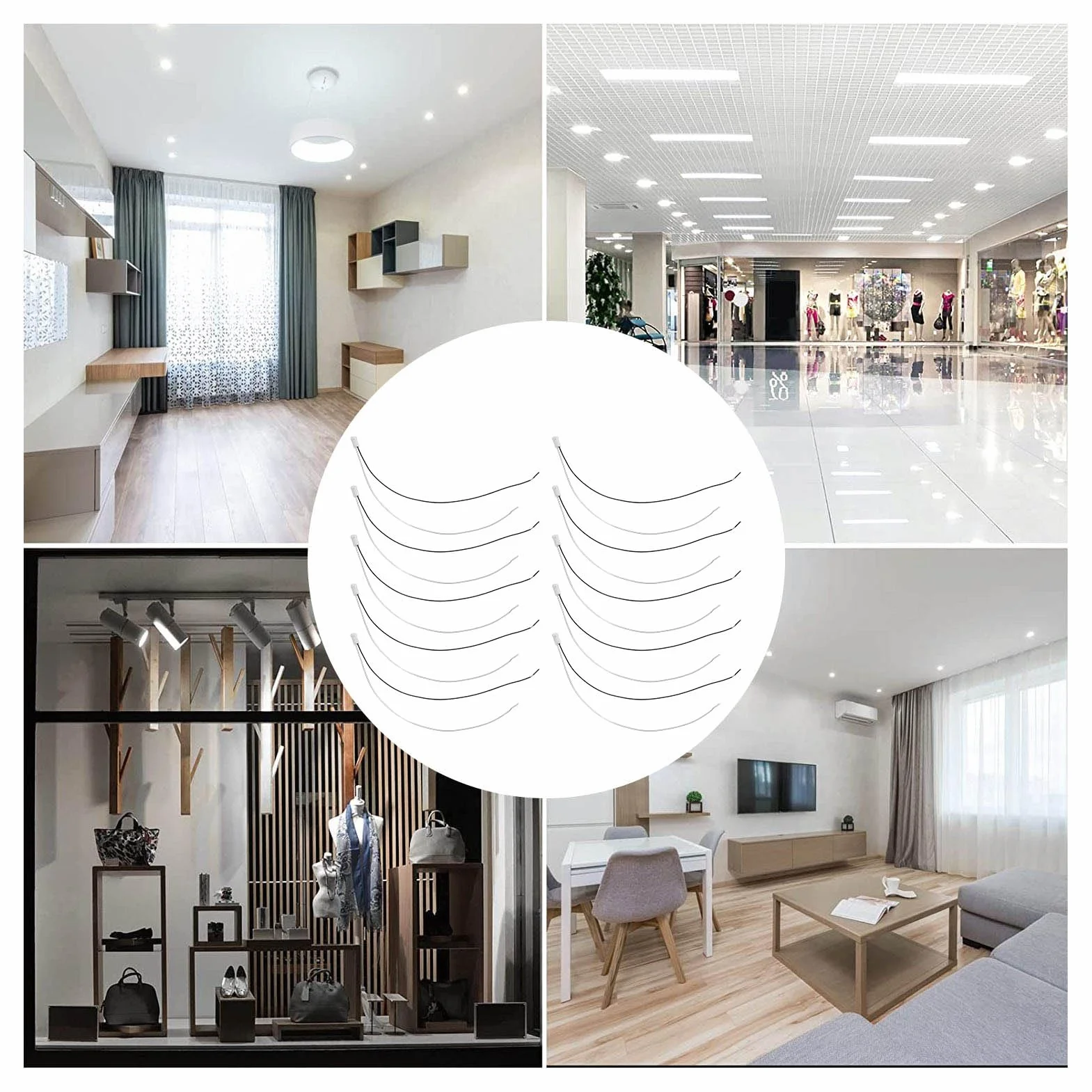 10 szt. Gniazdo żarówki LED G4, Oprawka Ceramiczna z Drutem 30 Cm, Niskie Napięcie 12 V, Doskonała kompatybilność z żarówkami i żarówkami LED