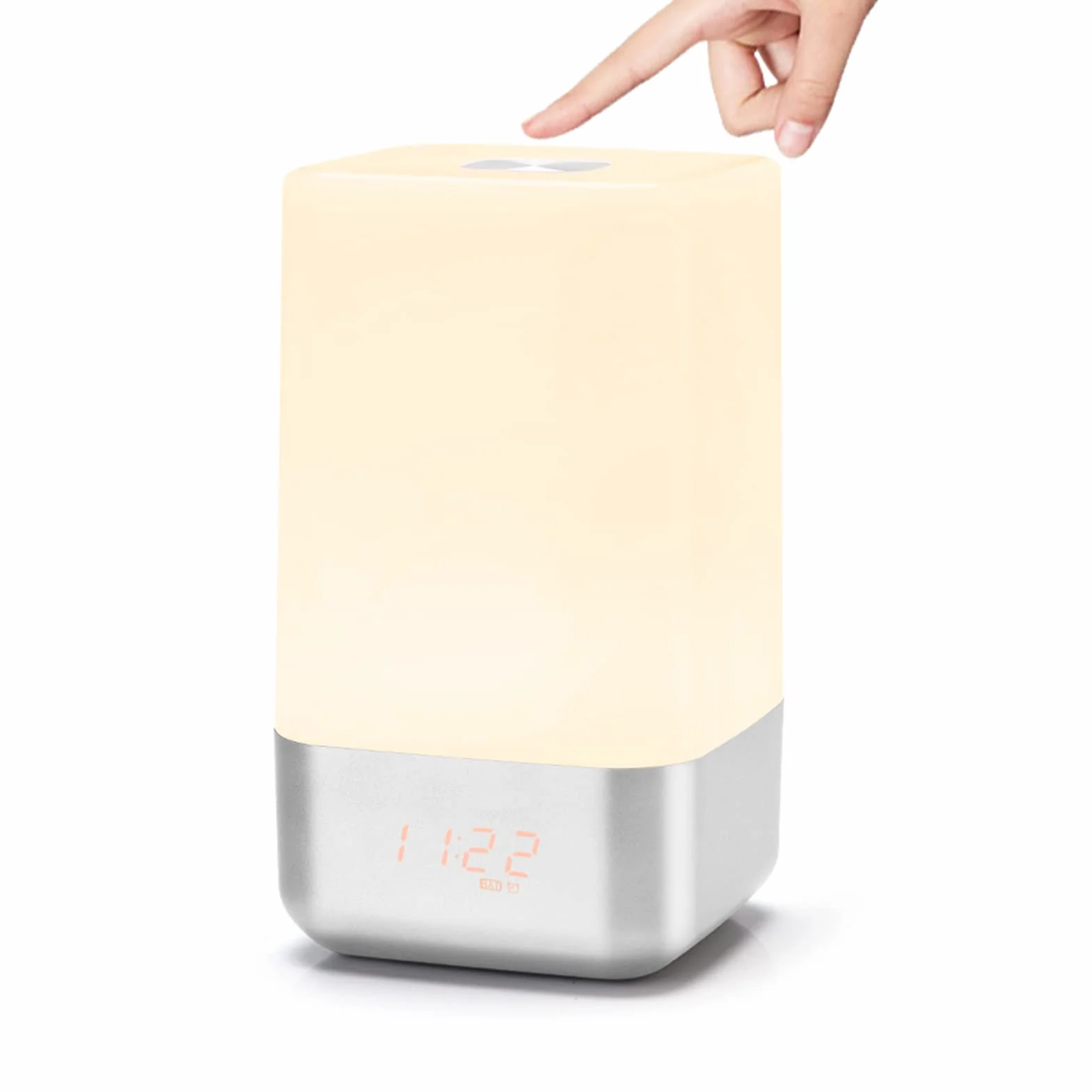 WakeUp Lekki Budzik Kolorowy Wschód Słońca Symulacja Lampka Nocna Alarm Słoneczny