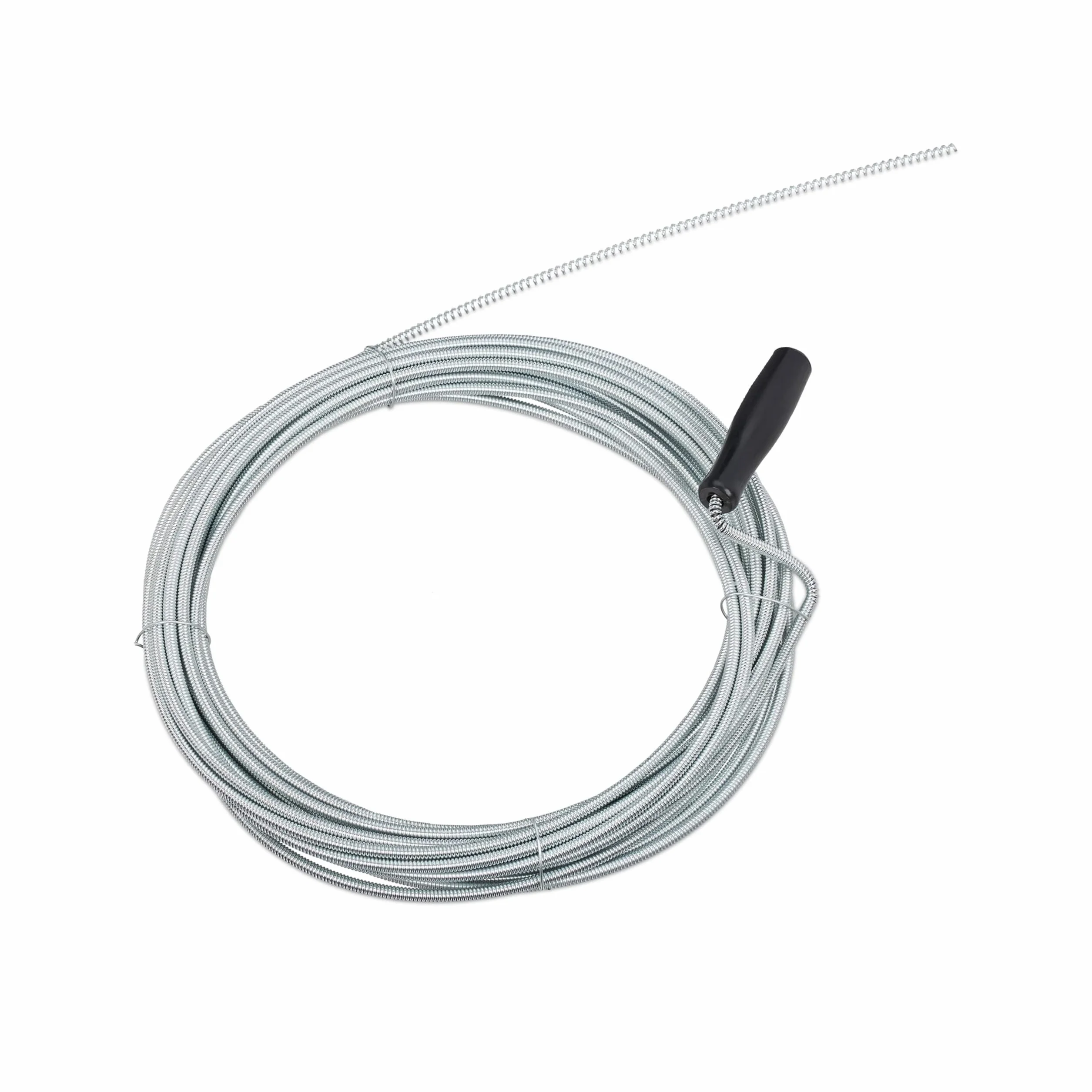 Relaxdays spirala do czyszczenia rur 10m Ø 5mm srebrna