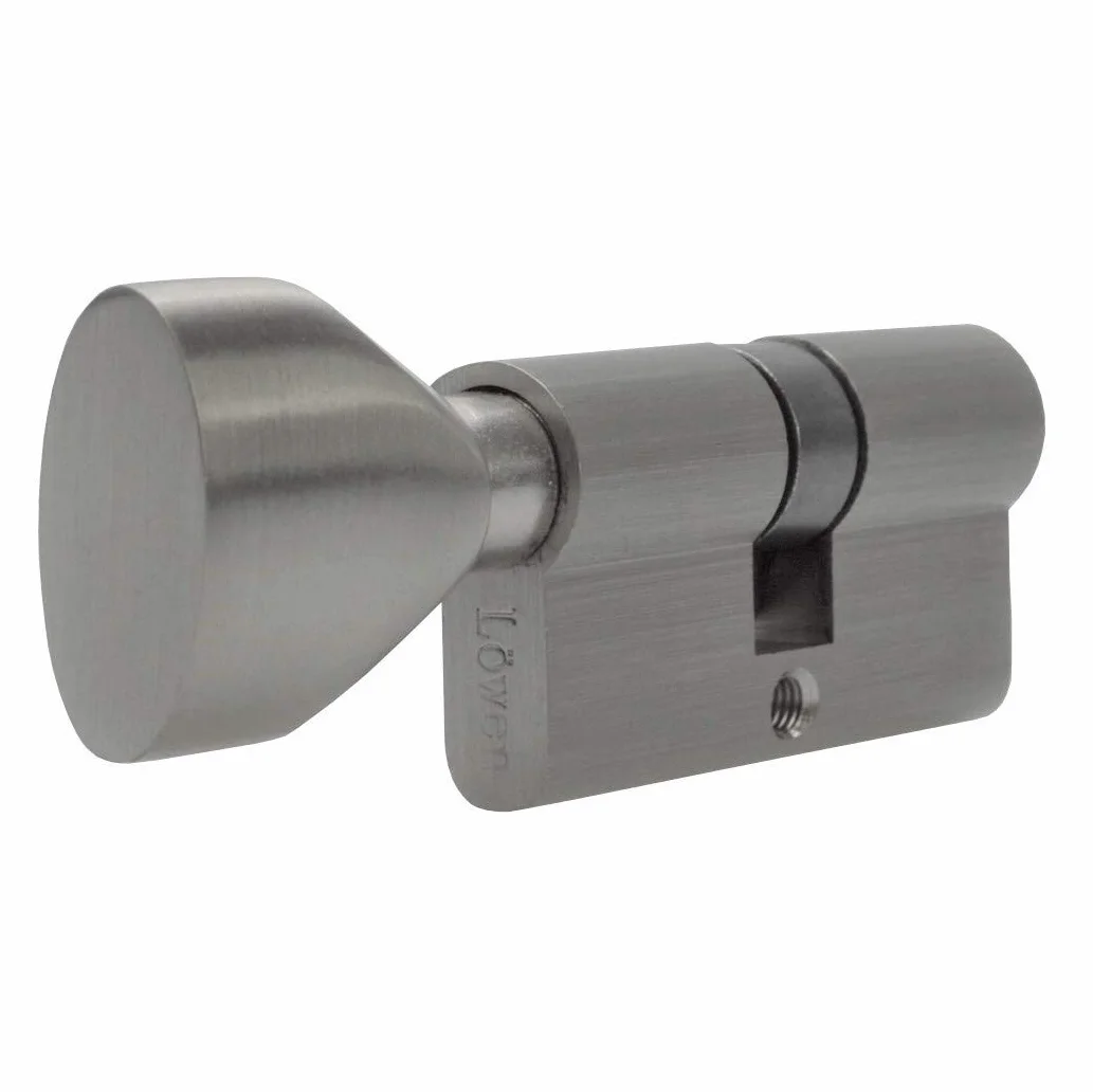 Cylinder z gałką 80 mm KSN 40/40 z funkcją awaryjną i zagrożenia zestaw 5 kluczy