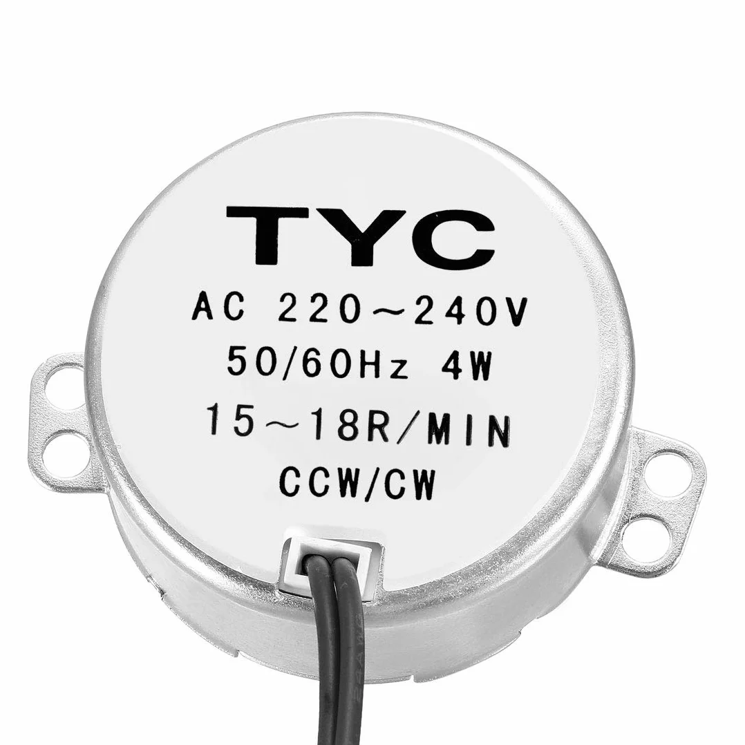 sourcing map Elektryczny silnik synchroniczny AC 220-240 V CCW/CW 15-18 obr./min