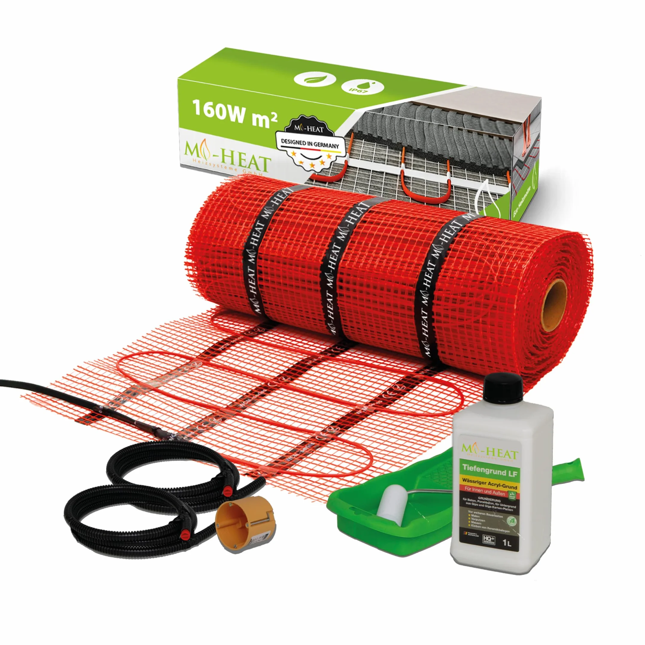 Mi-Heat Elektryczna mata grzewcza 7 m² 160 W/m² zestaw