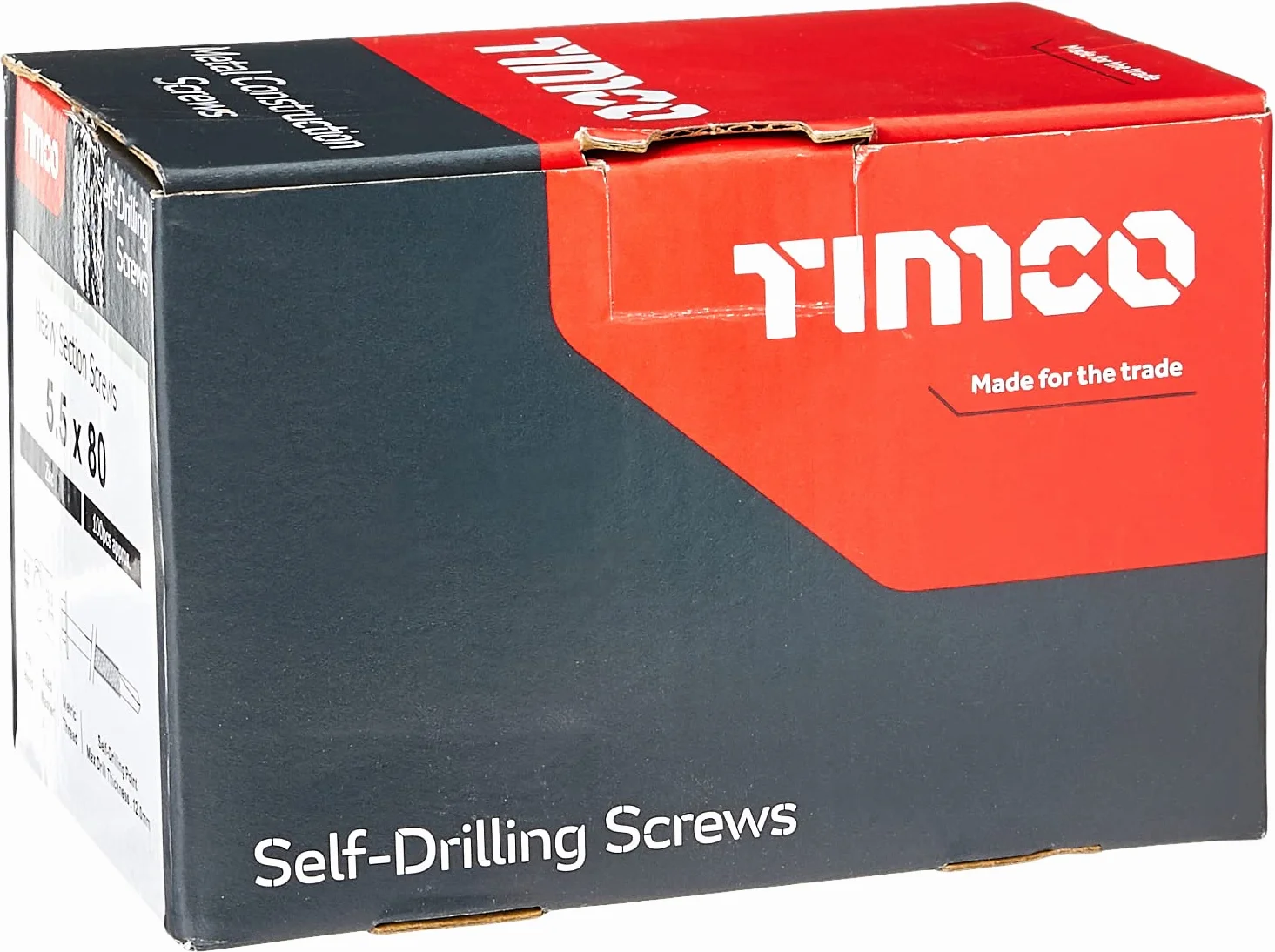 TIMCO ZH80B wkręty samo-wiercące 5,5 x 80 sześciokątne cynk