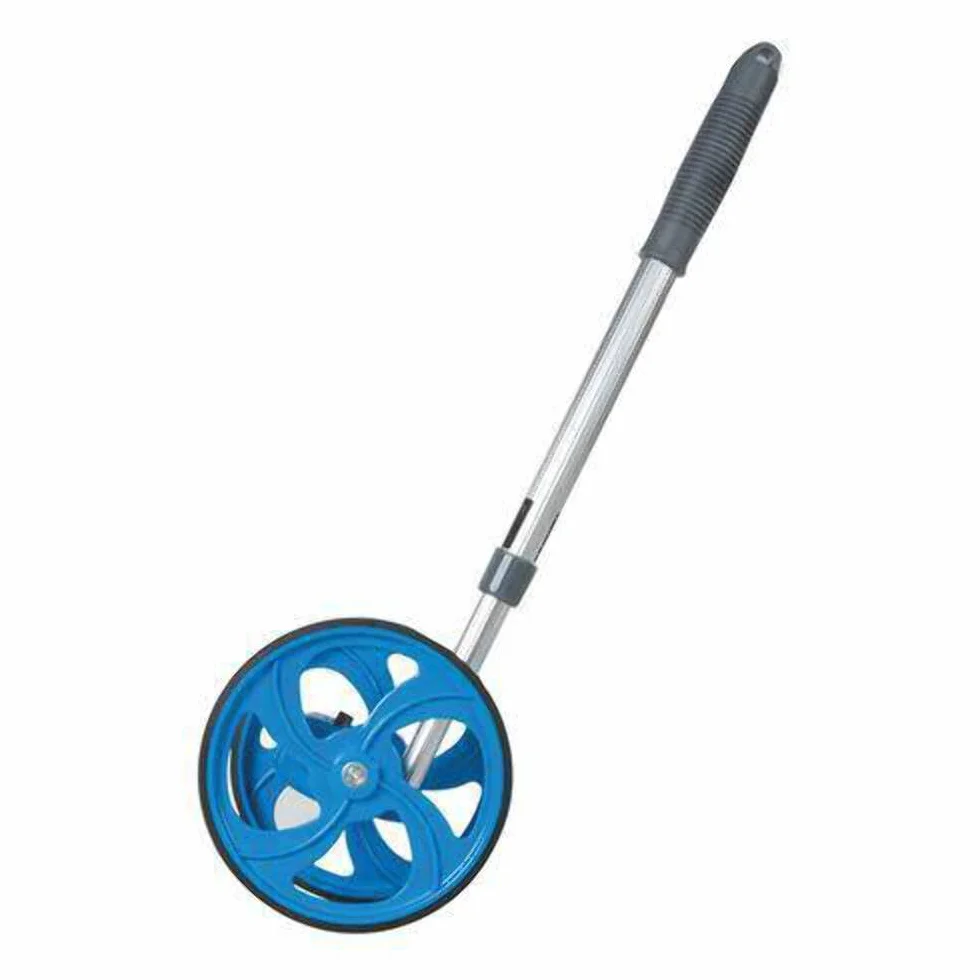Silverline 868793 Mini kółko pomiarowe 0-999 m, niebieski